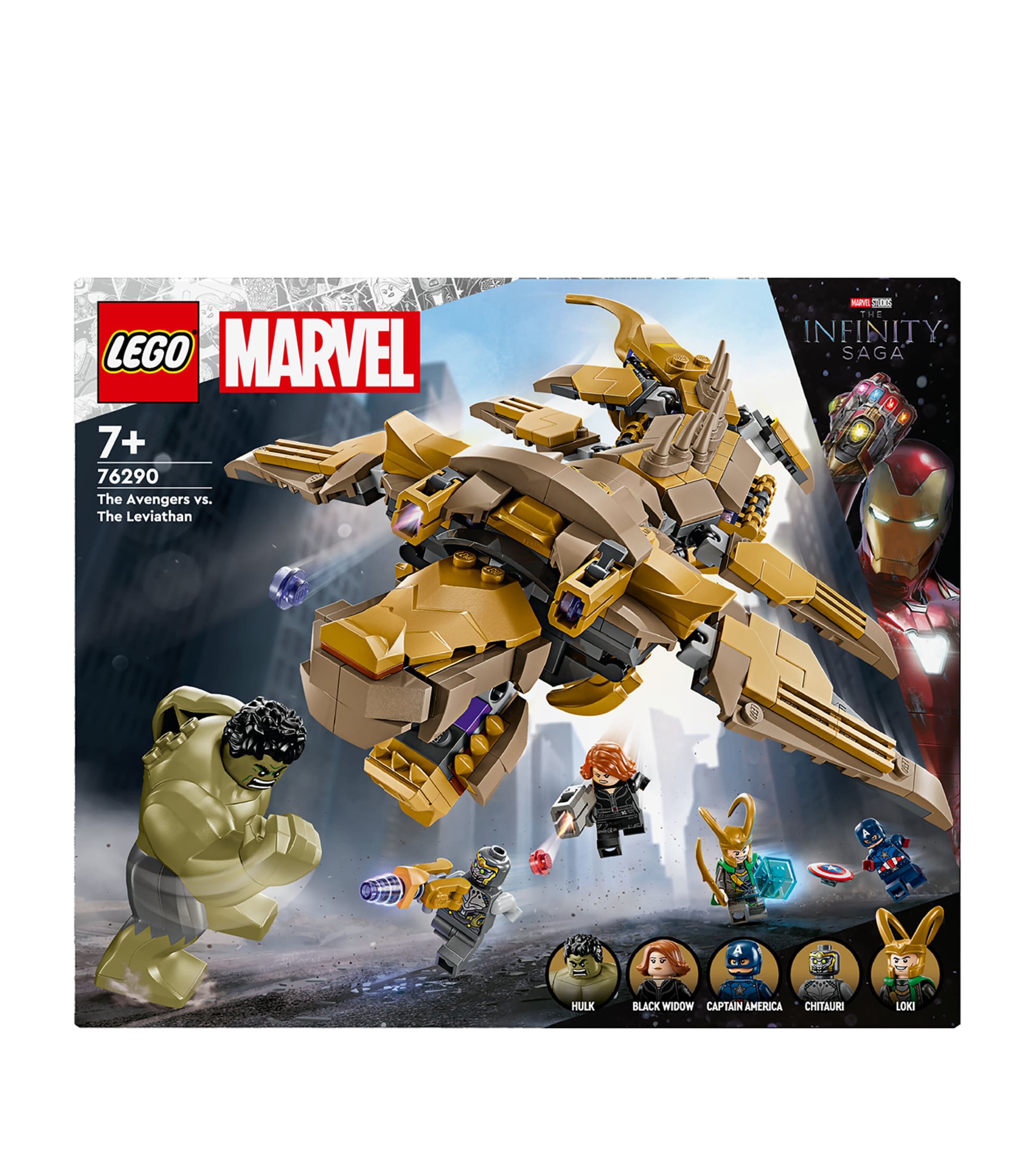 Marvel The Avengers vs. The Leviathan Toy Playset 76290 MULTI Image 1