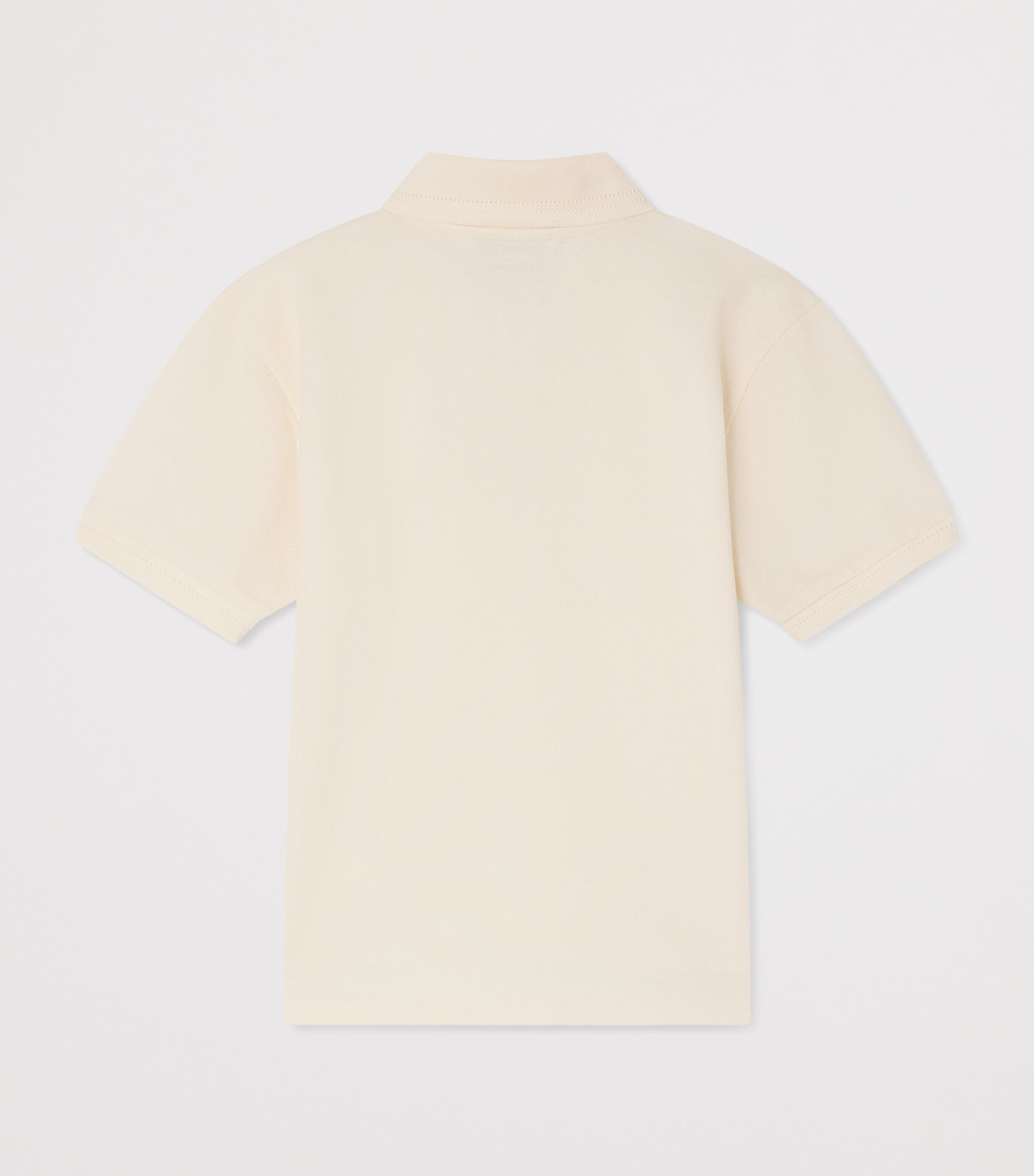 Bonpoint Cotton Lorris Polo Shirt (10-14 Years) Upb Blanc Lait Image 2