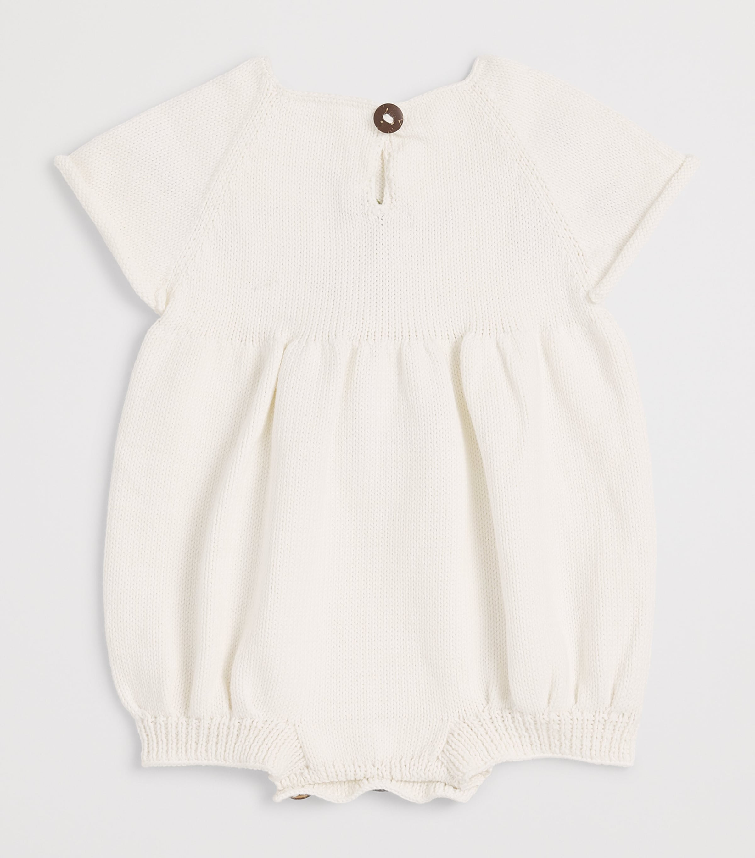 Shirley Bredal White Cotton Embroidered Strawberry Bodysuit (6