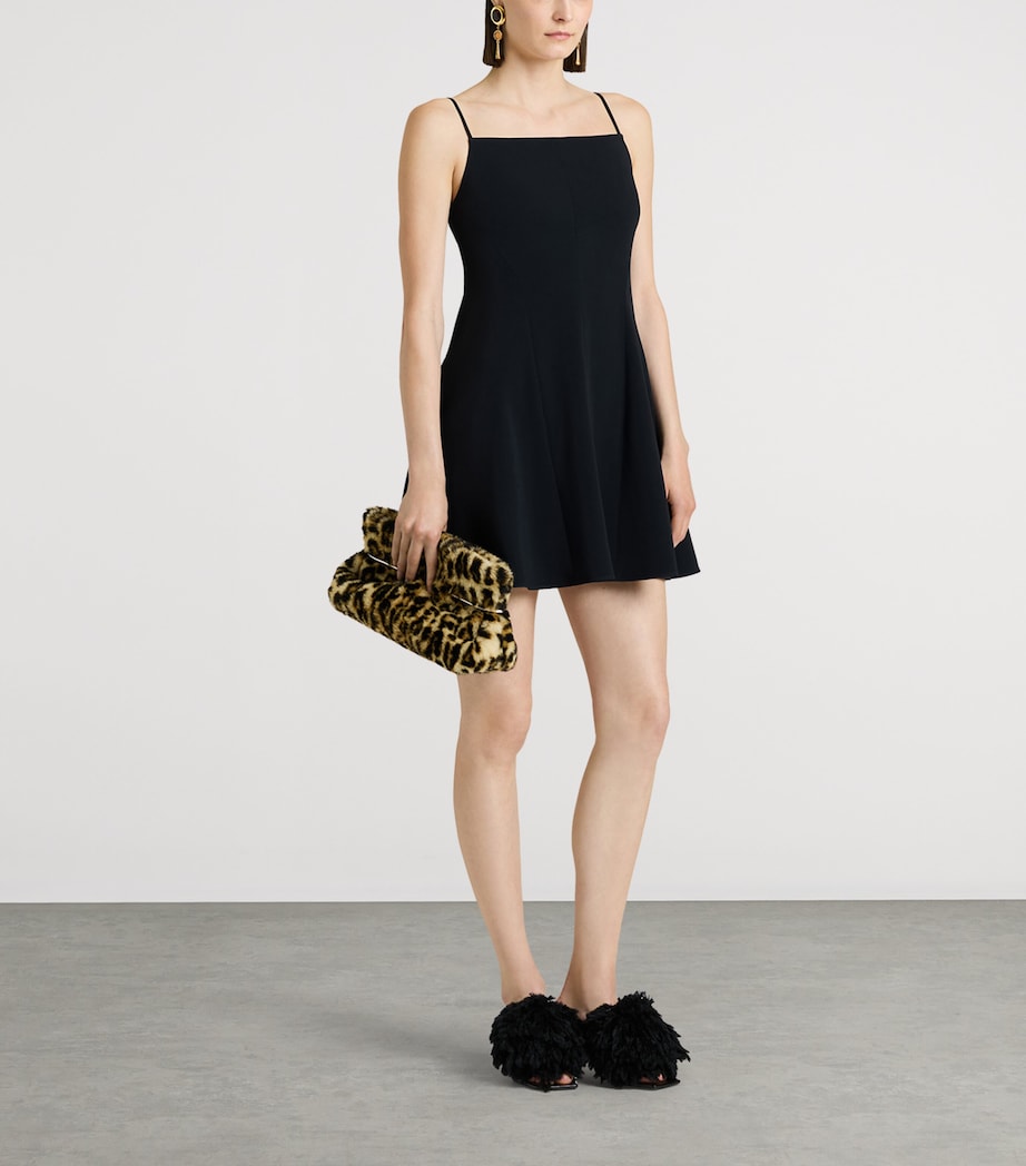 Givenchy Plush Leopard Pinch Clutch Image 2