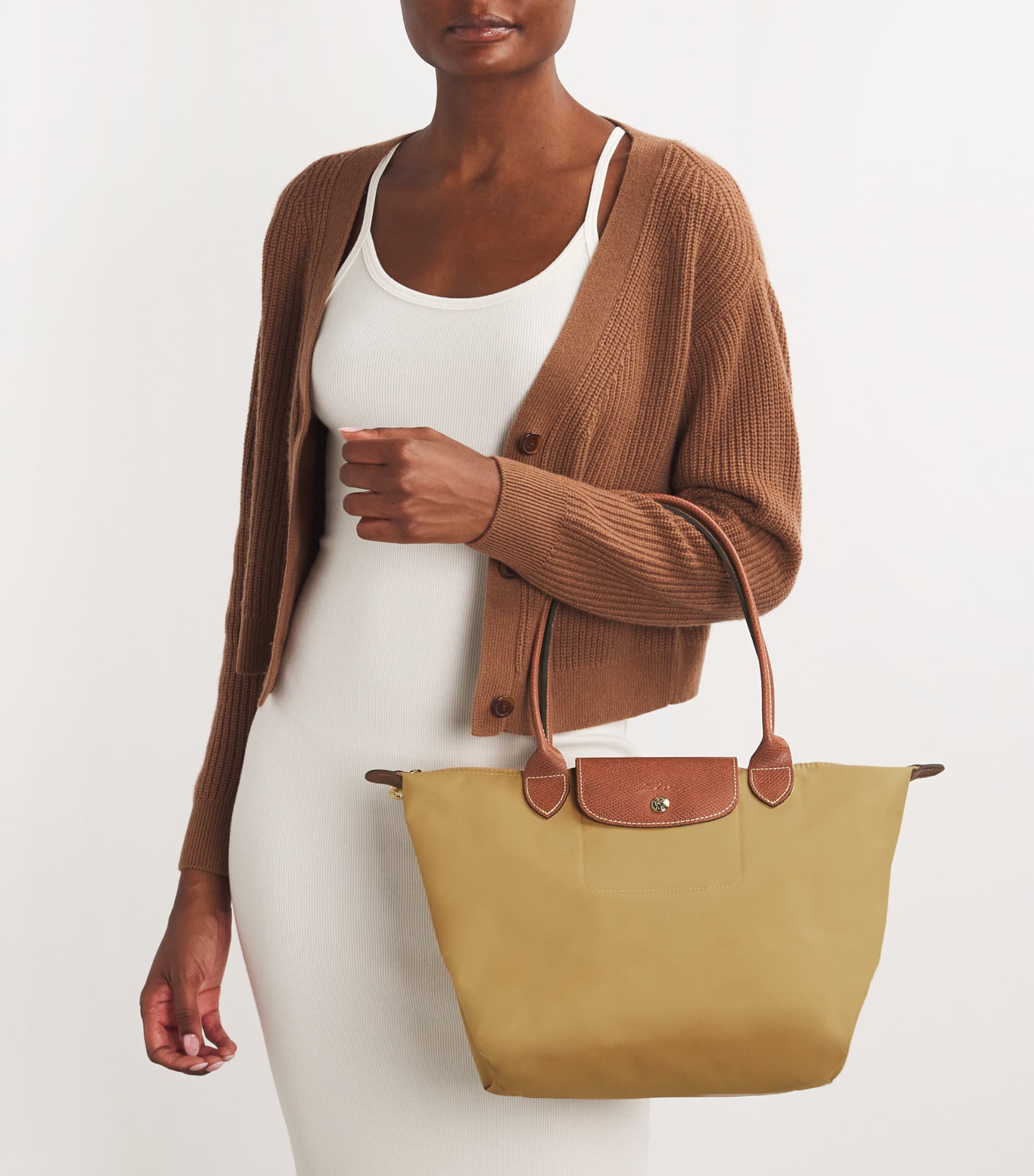 Medium Le Pliage Original Tote Bag P86 BEIGE Image 2