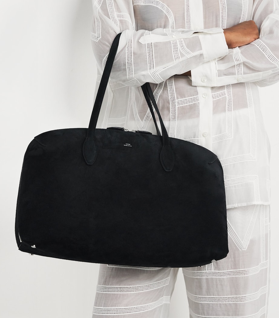 Suede Day Shoulder Bag 001 BLACK Image 5