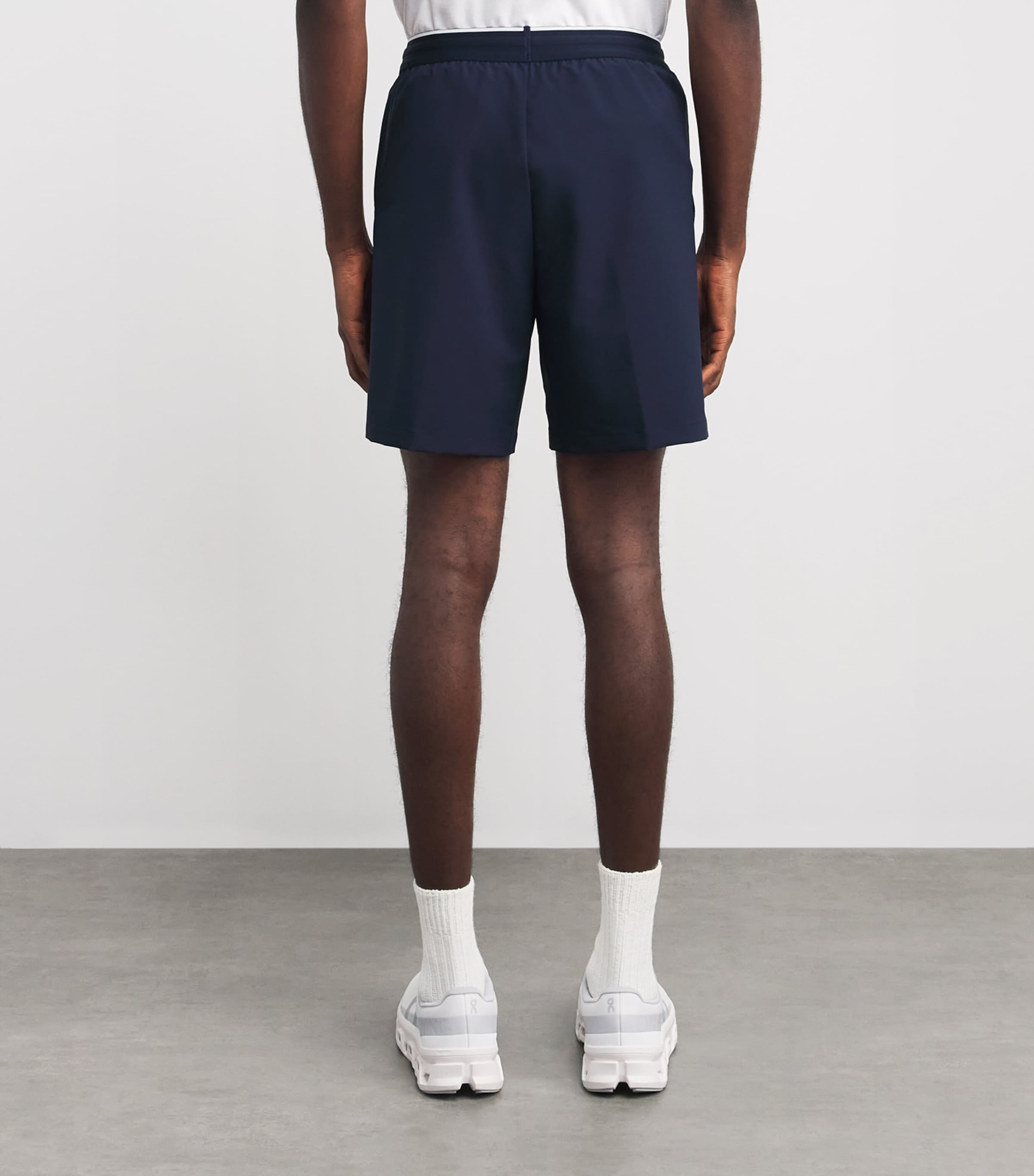 Stretch Taffeta Ultra Dry Tennis Shorts 166 NAVY BLUE Image 4