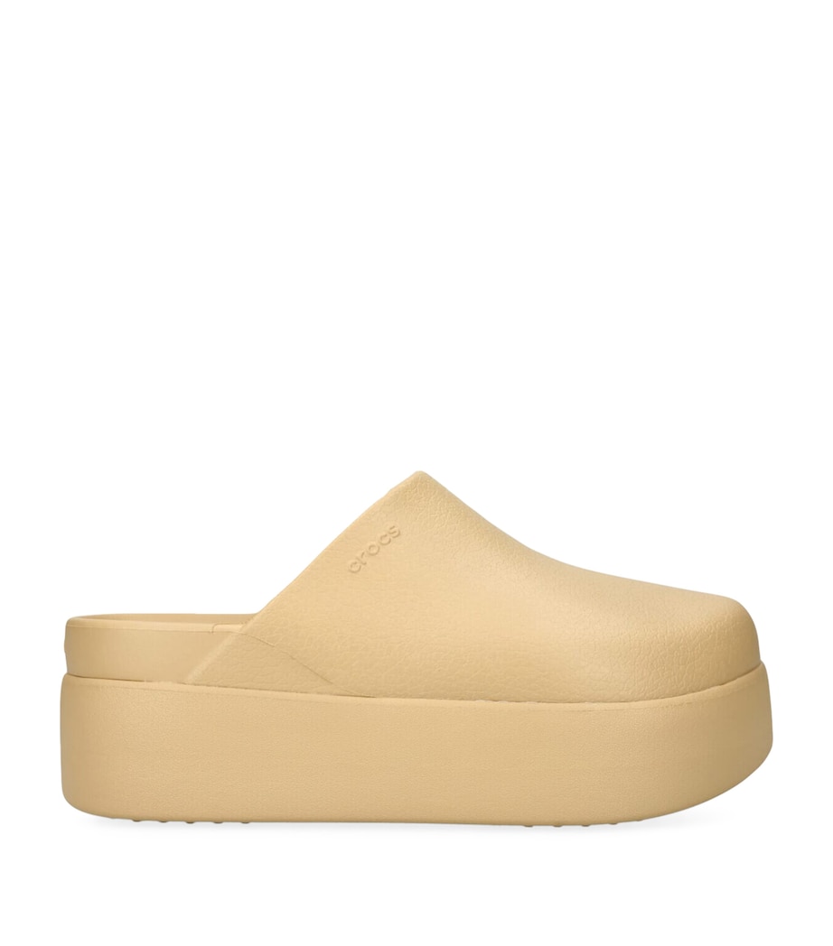Crocs Platform Dylan Clogs Beige Image 1