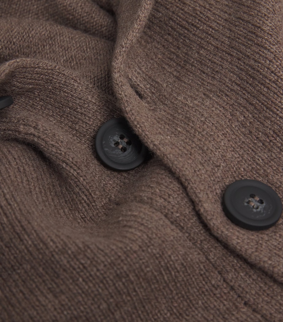 Cashmere Shawl-Collar Rockford Cardigan TOAST Image 5