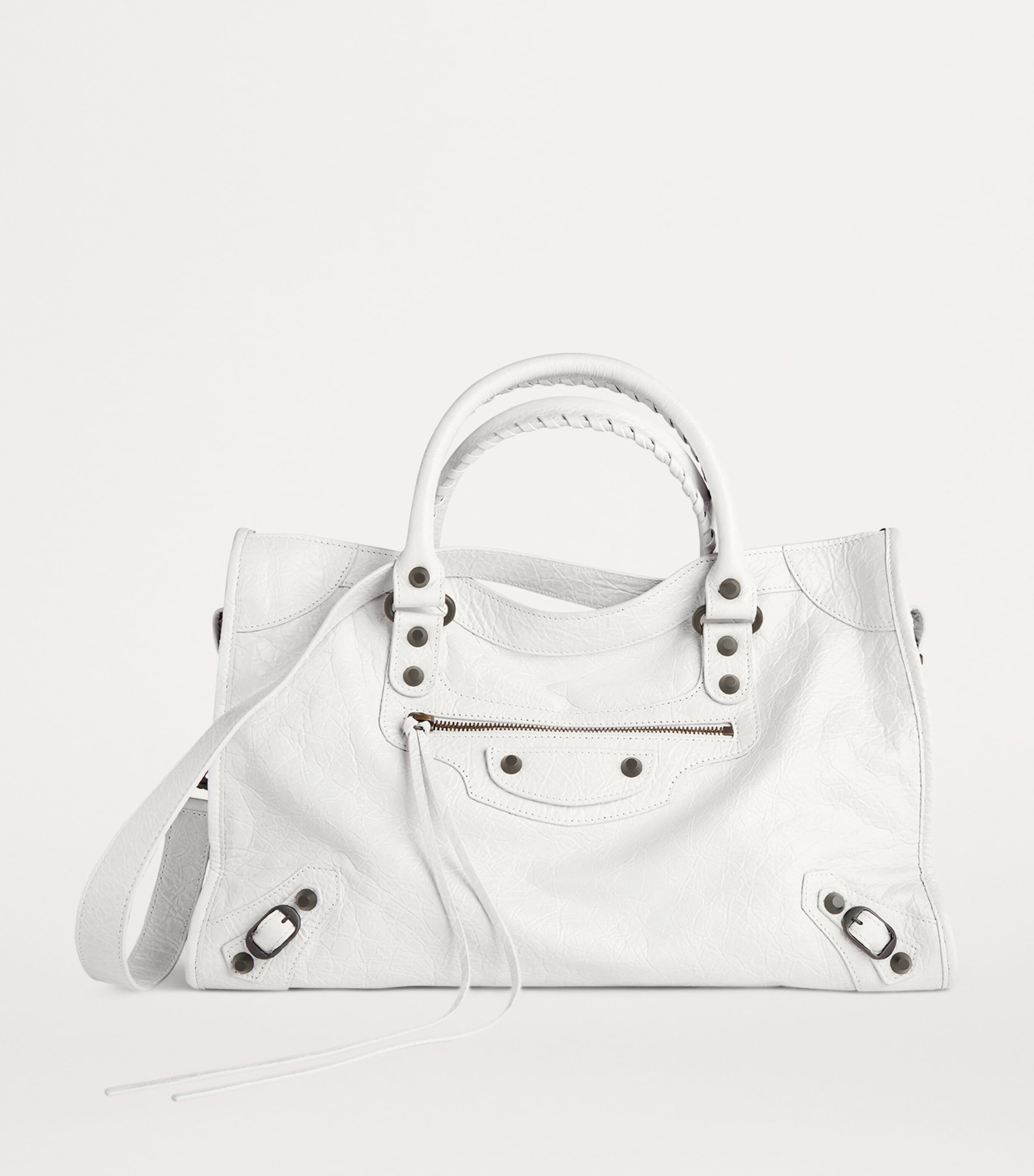 Medium Lambskin Le City Top-Handle Bag 9104 Image 4