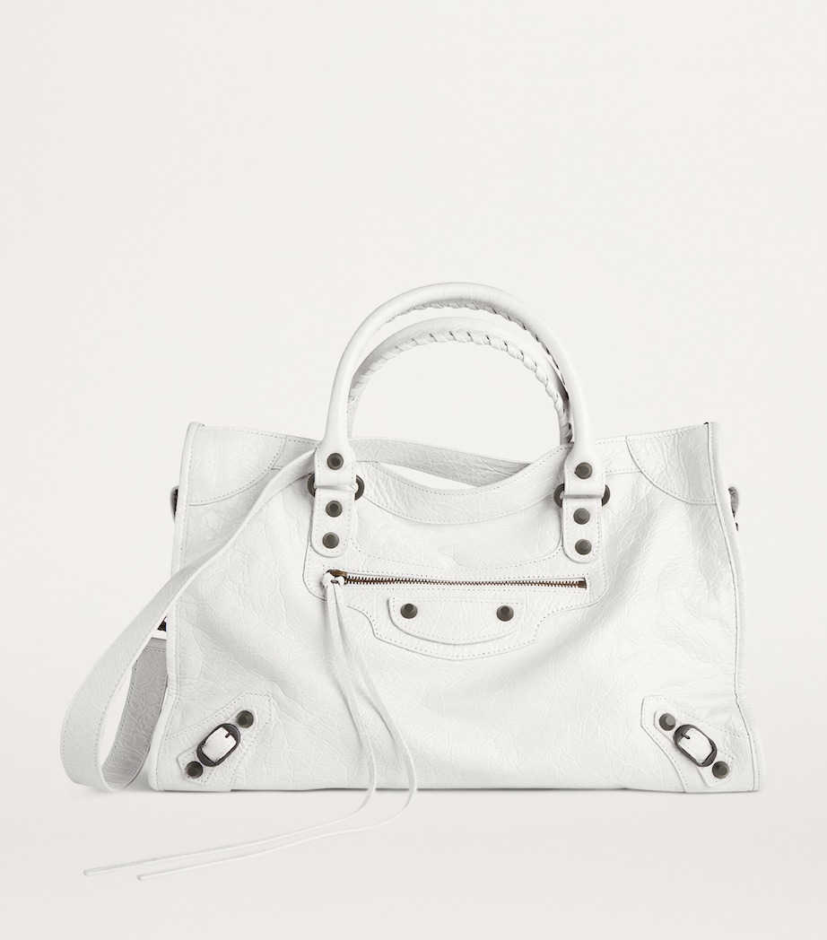 Medium Lambskin Le City Top-Handle Bag 9104 Image 4