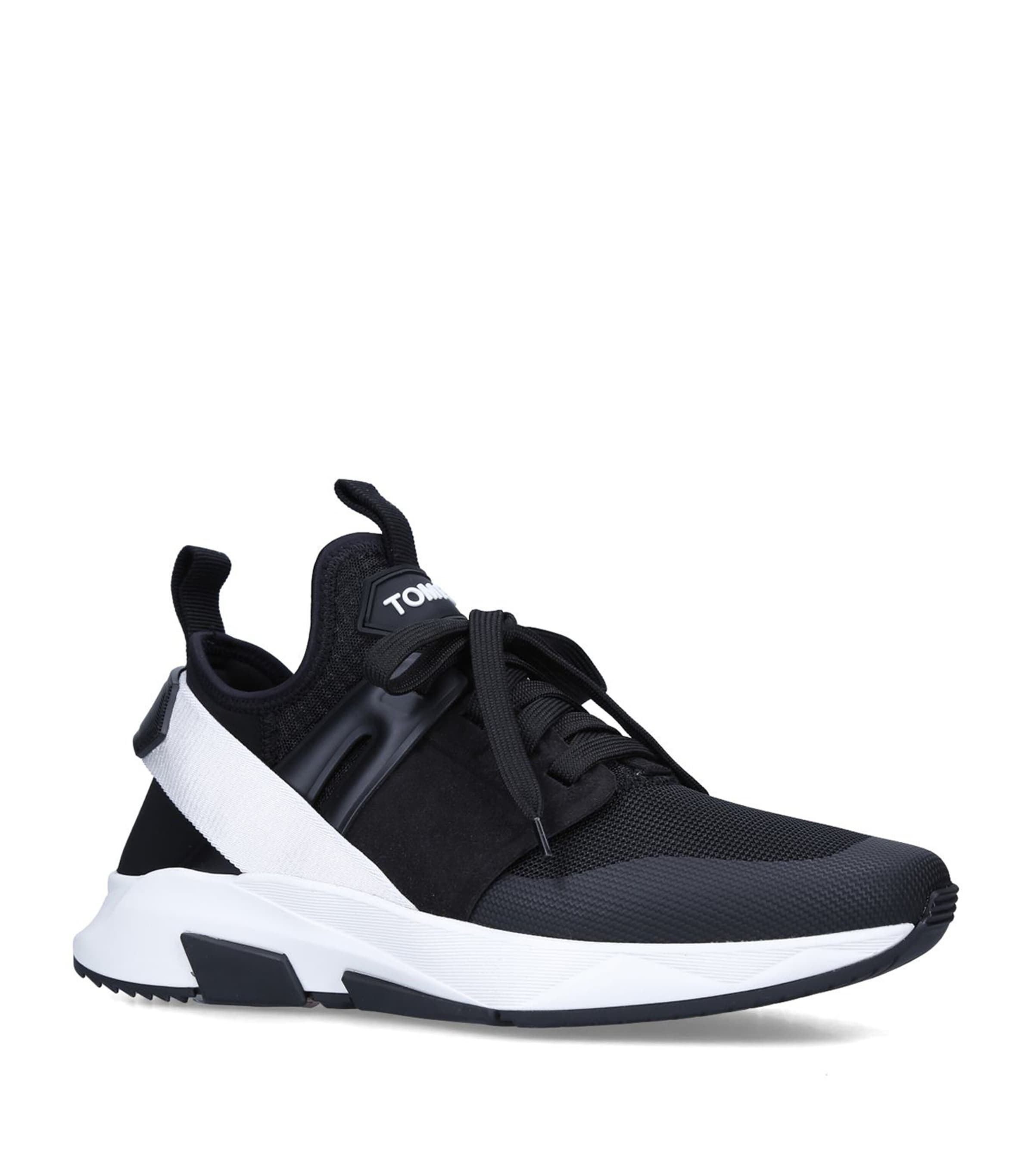 Tom Ford Neoprene And Suede Jago Sneakers Shoes