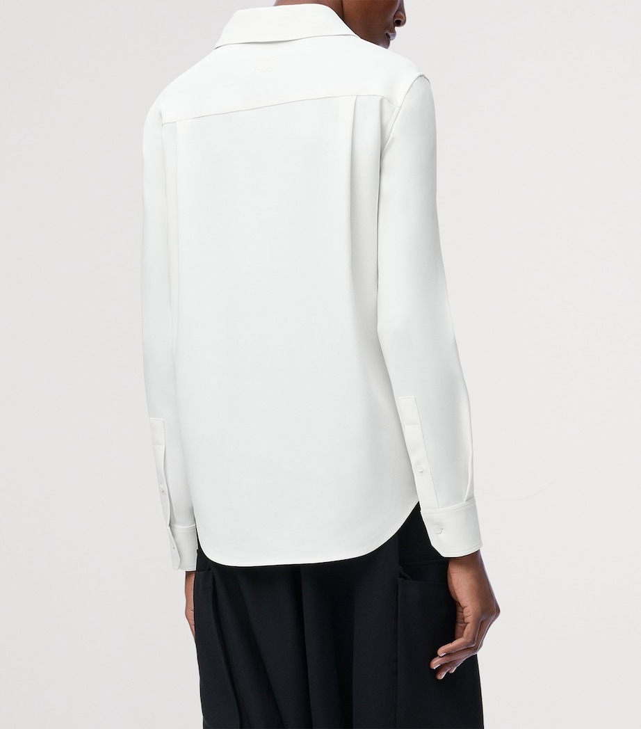 Pocket-Detail Shirt WHITE Image 4