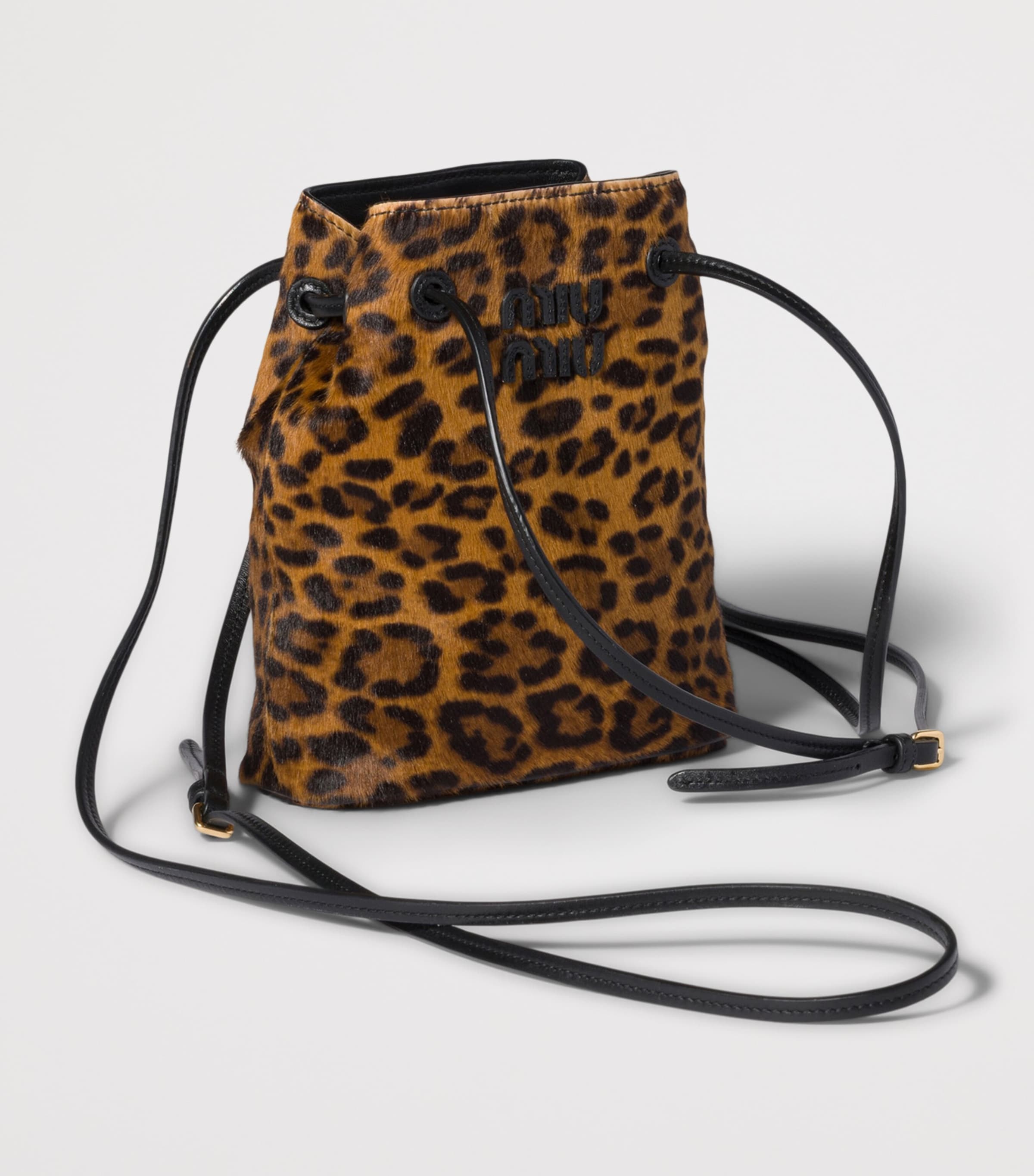 Calf Hair Logo Pouch F0151 Image 2