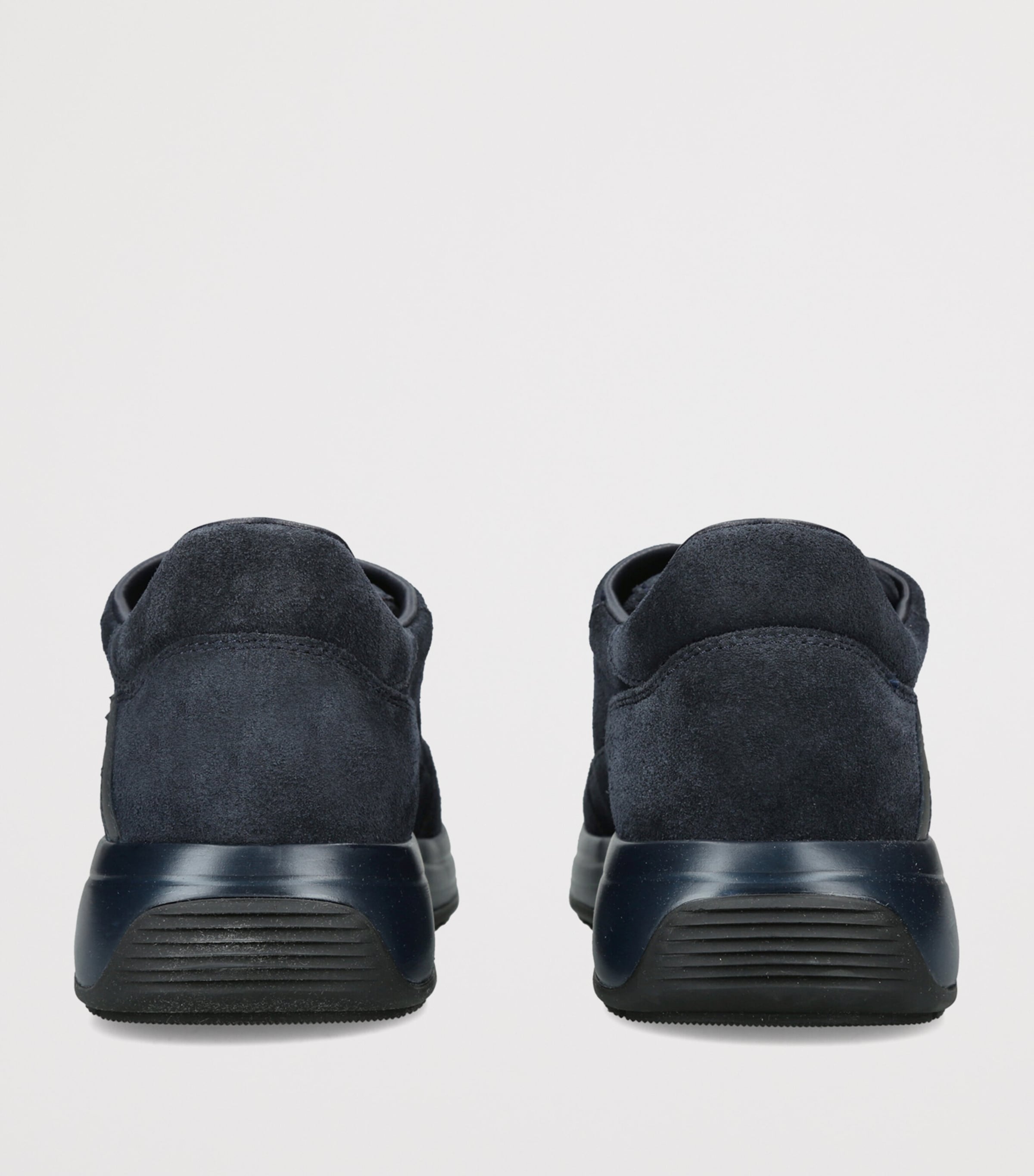 Hogan Suede H719 Allacciato Sneakers Navy Image 4