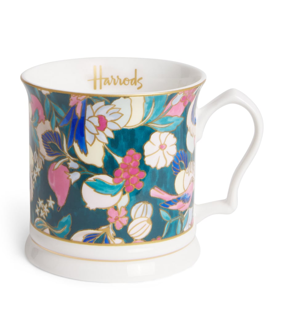 Bone China Enchanted Emporium Botanical Mug BLACK Image 1