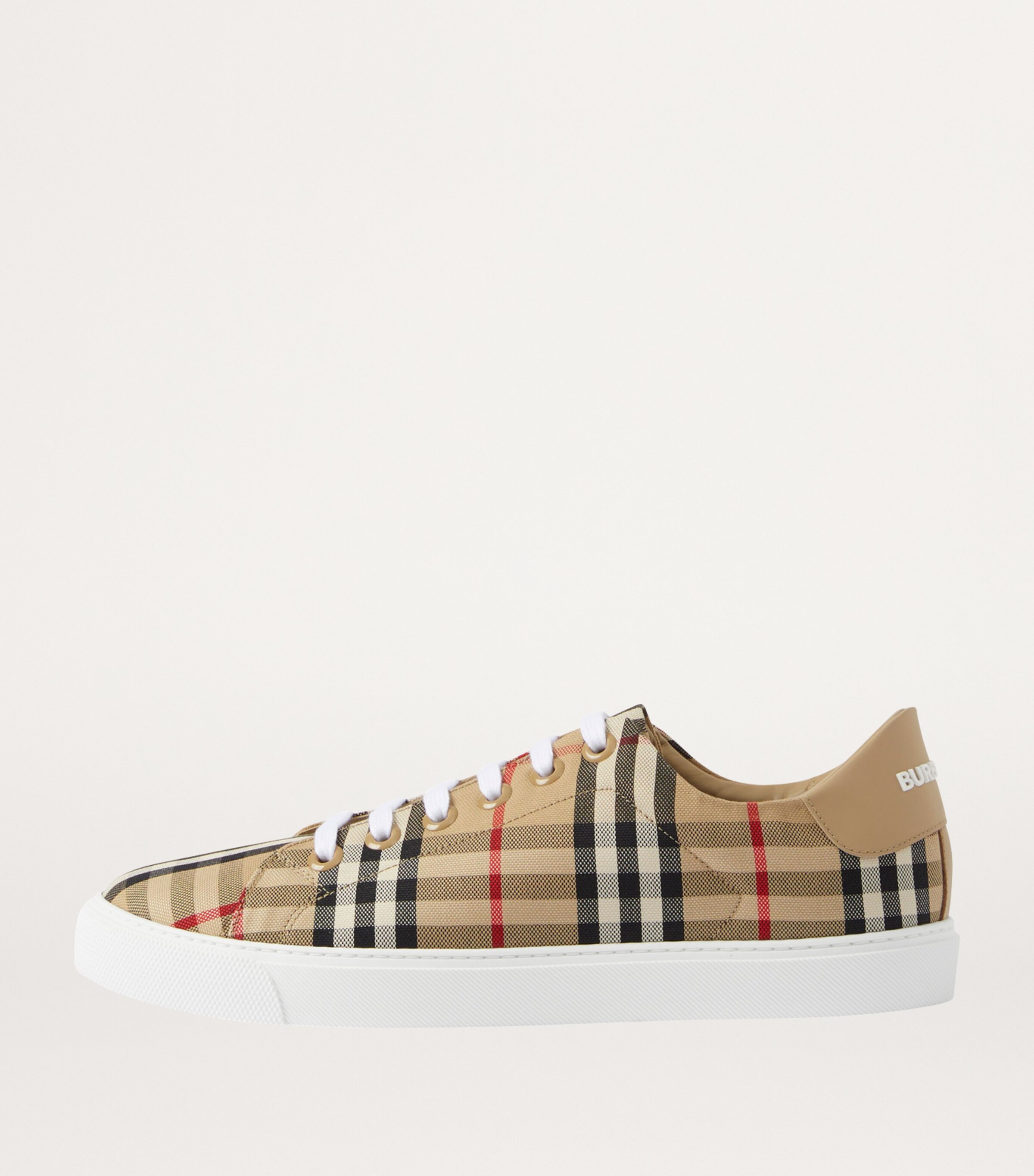 Cotton Check Sneakers ARCHIVE BEIGE Image 4