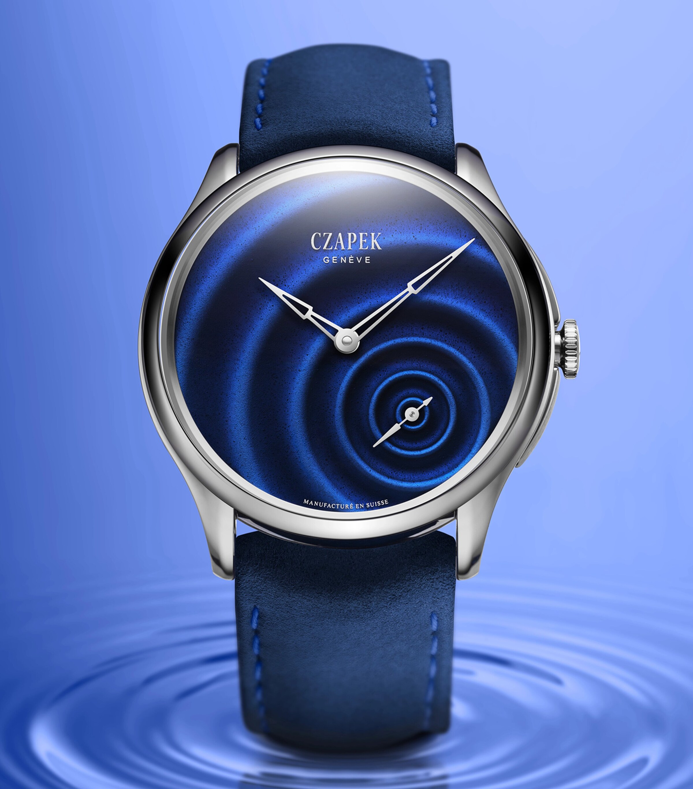 Stainless Steel Promenade Watch 38mm BLUE Image 4