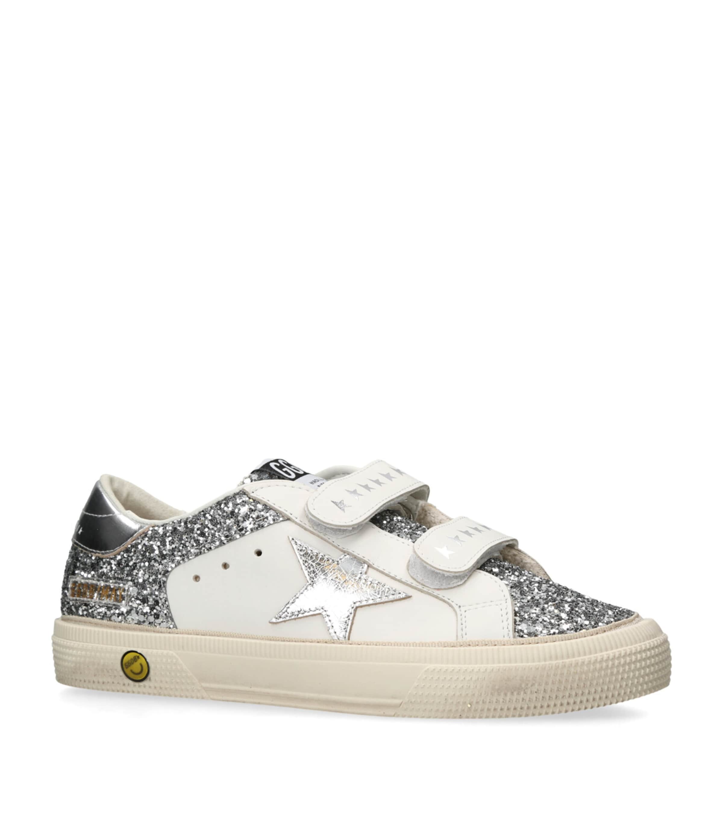 Leather May Sneakers SILVER Image 3