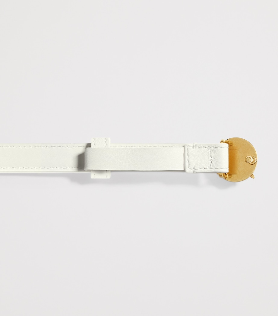 Bottega Veneta Nappa Leather Faces Belt Image 5