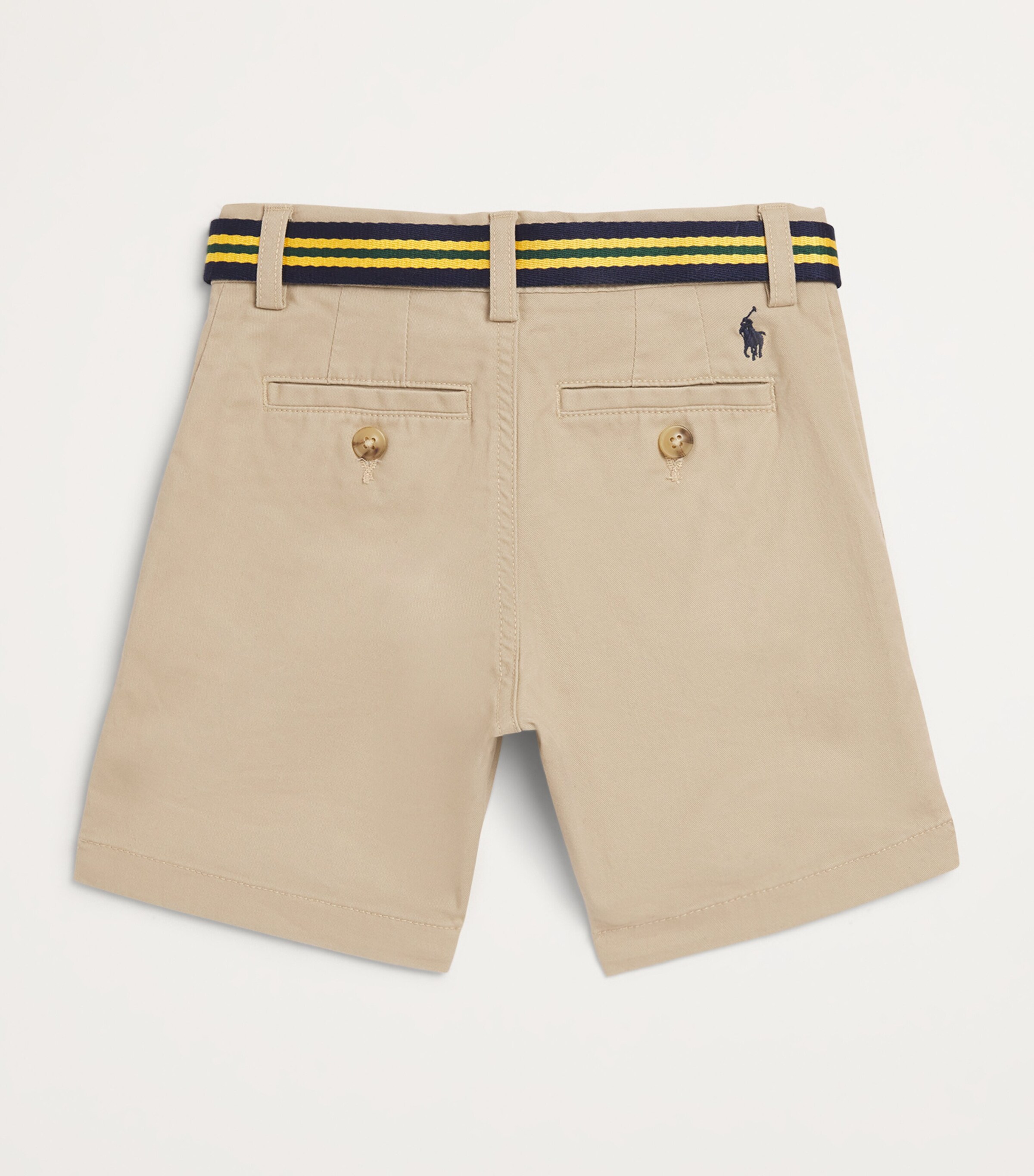 Stretch-Cotton Belted Shorts (5-7 Years) CLASSIC KHAKI Image 2