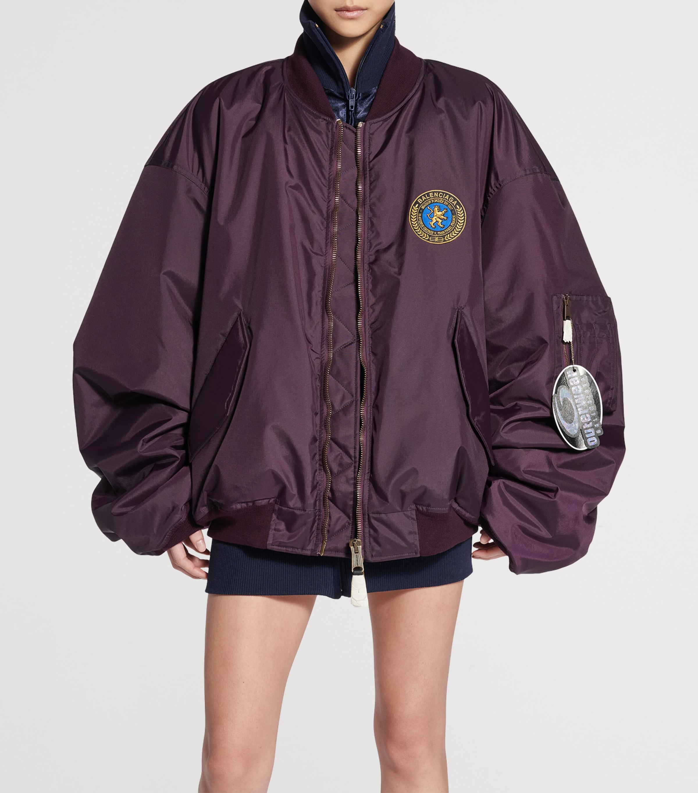 Balenciaga Oversized Bomber Jacket Harrods CY