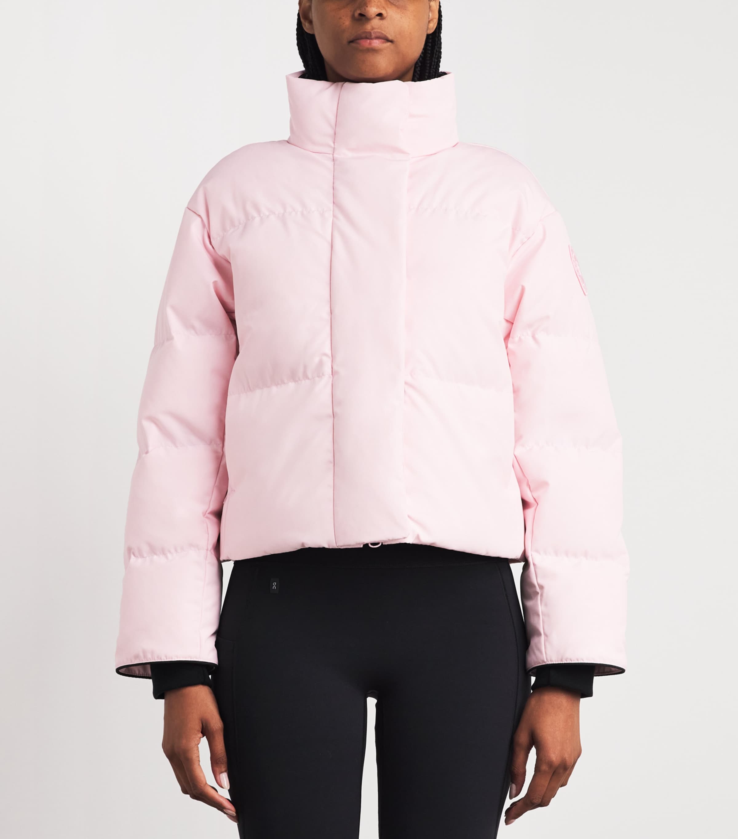 Canada Goose Womens Grandview Cropped Jacket Bloom Pink Image 4