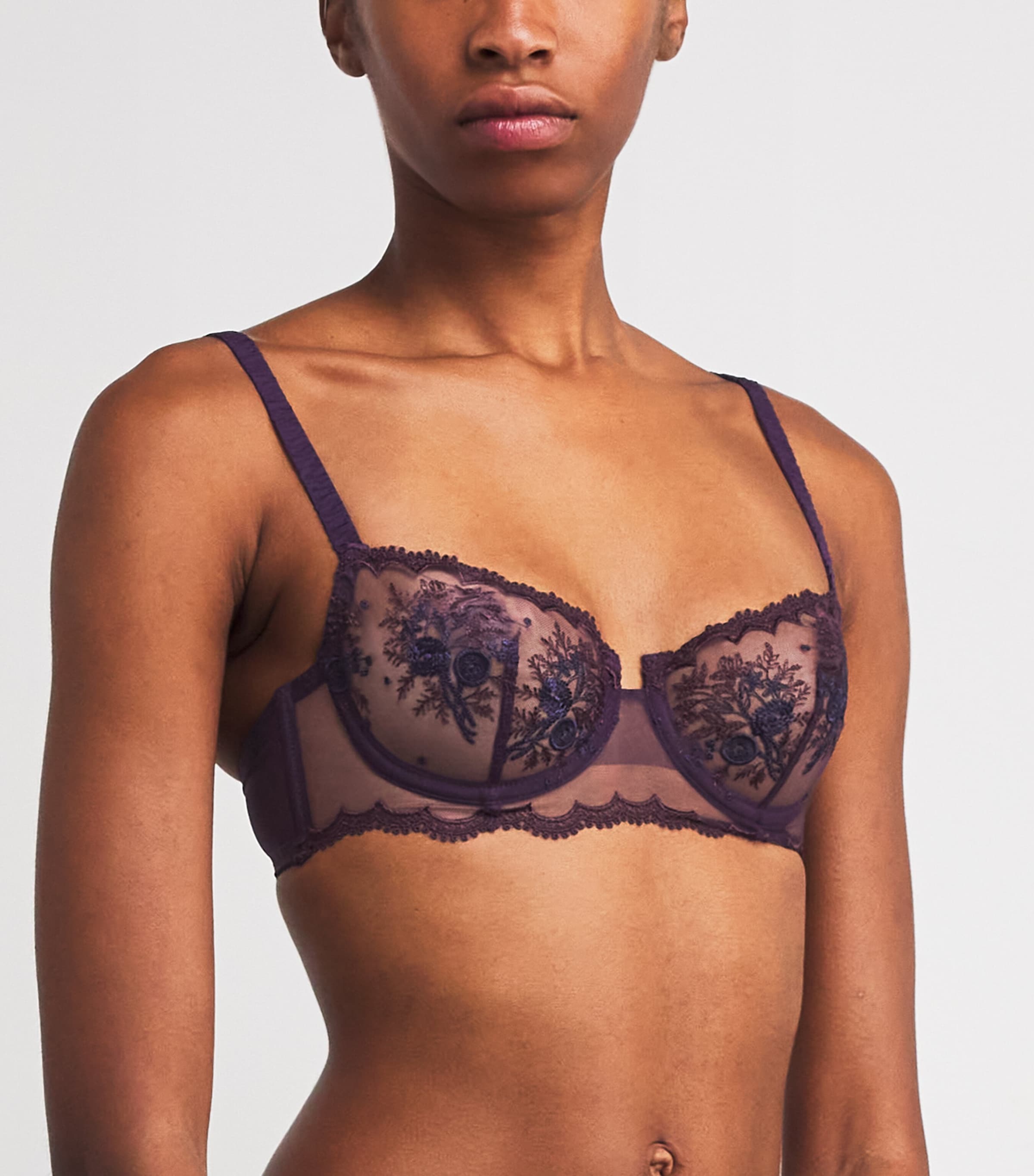 Intrigue Half-Cup Bra 431 FIG Image 2