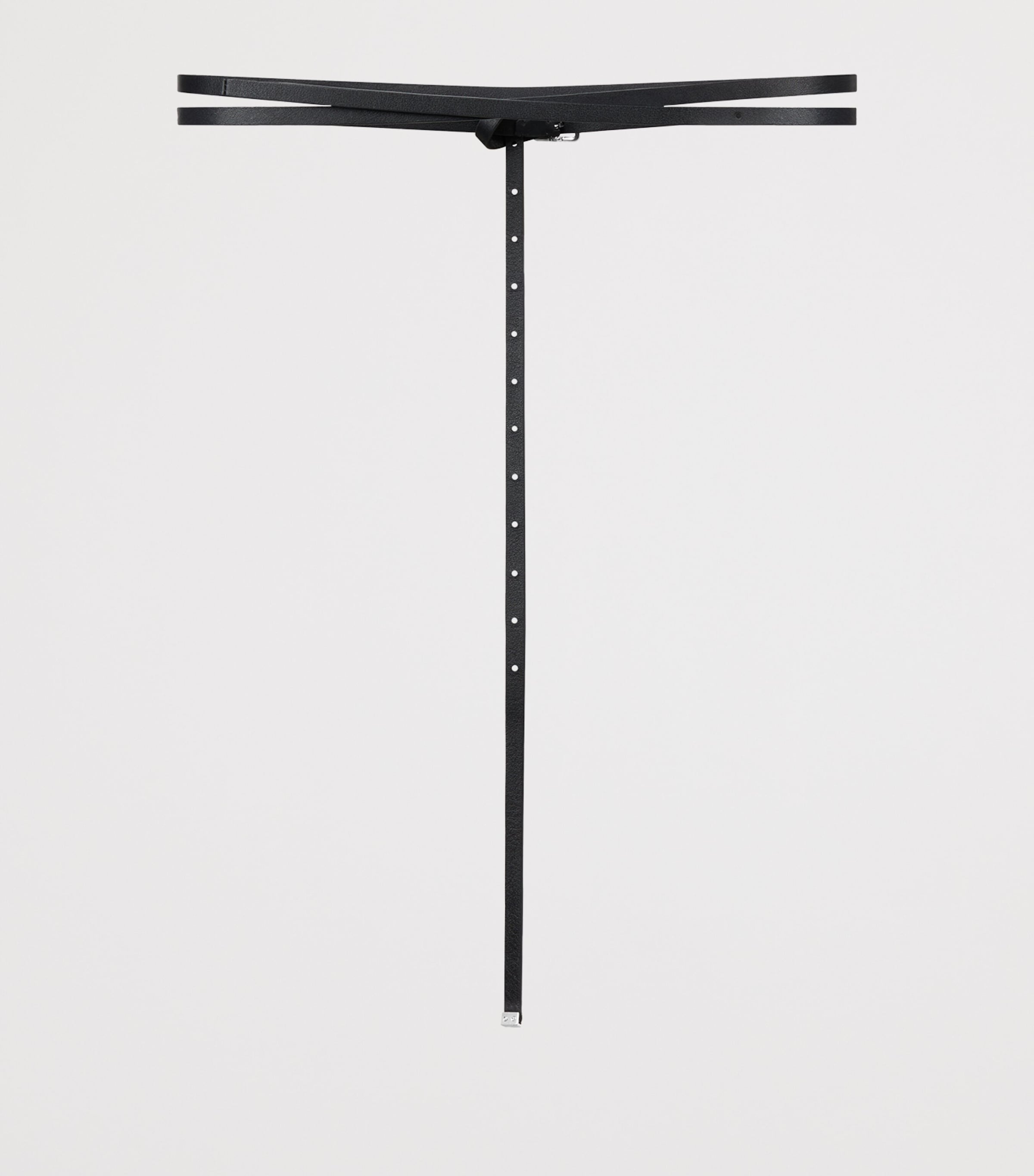 Givenchy Leather Longline Belt Black Image 3