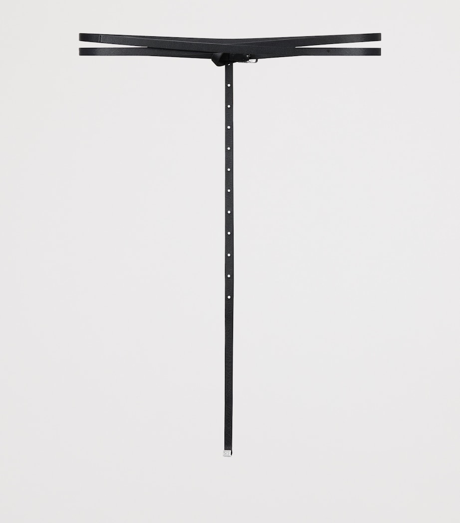 Givenchy Leather Longline Belt Black Image 3