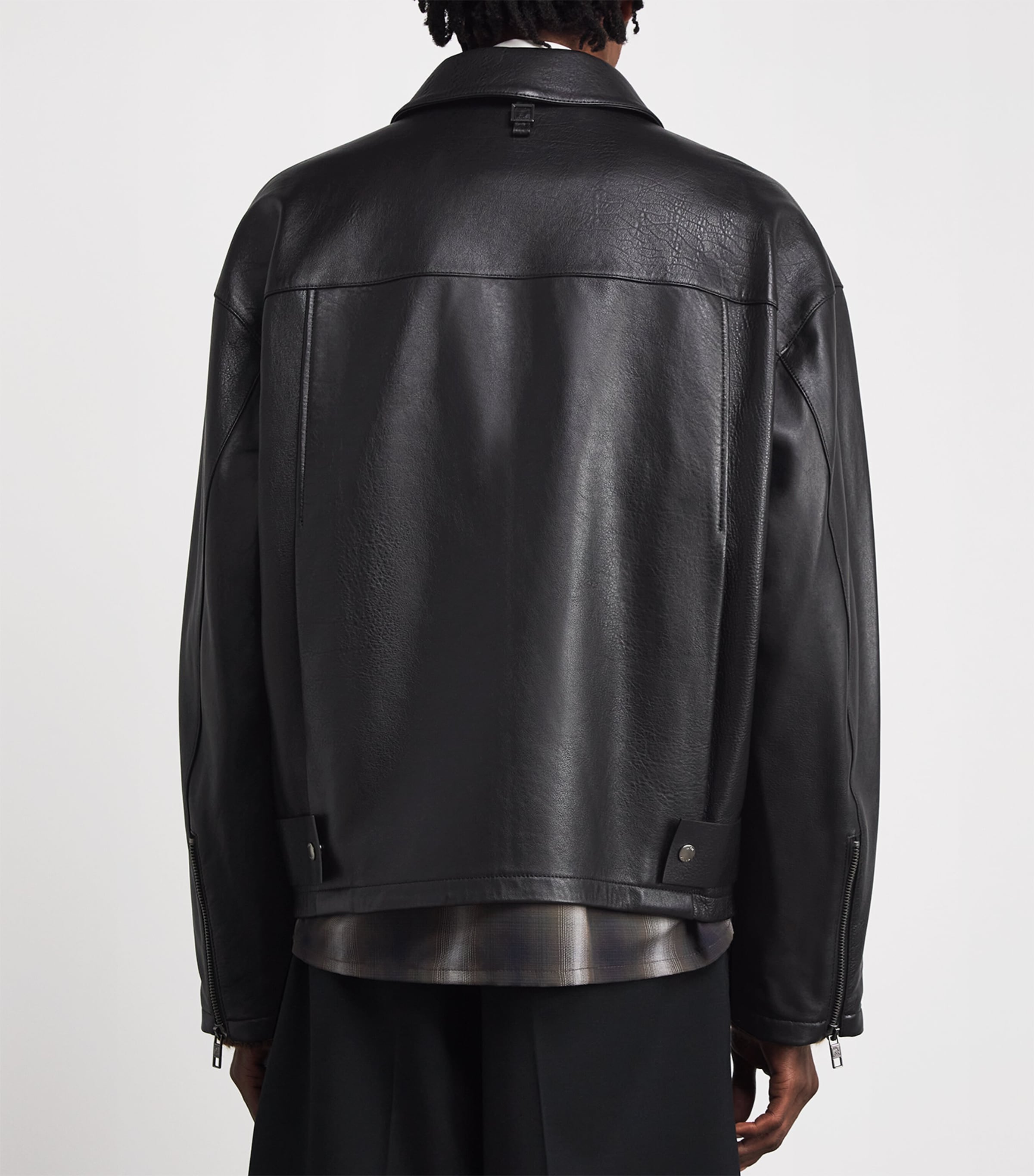 Leather Jacket BLACK Image 4