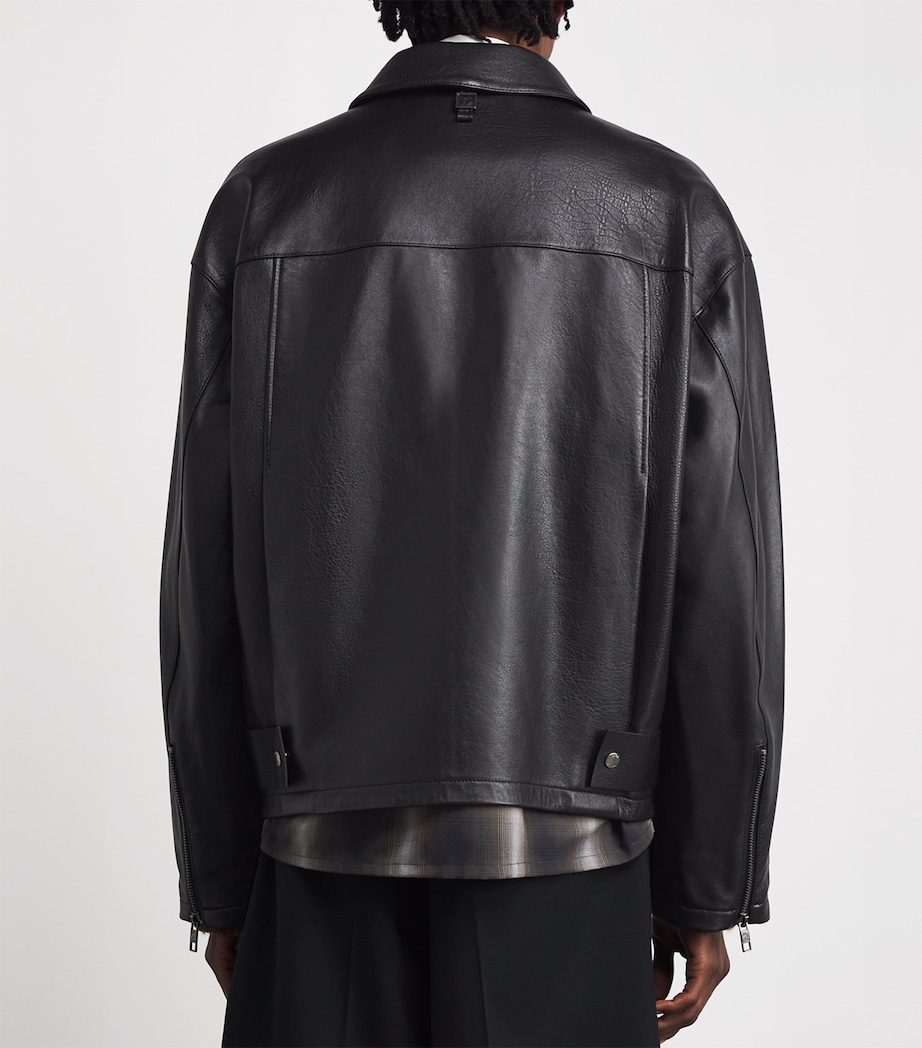 Leather Jacket BLACK Image 4