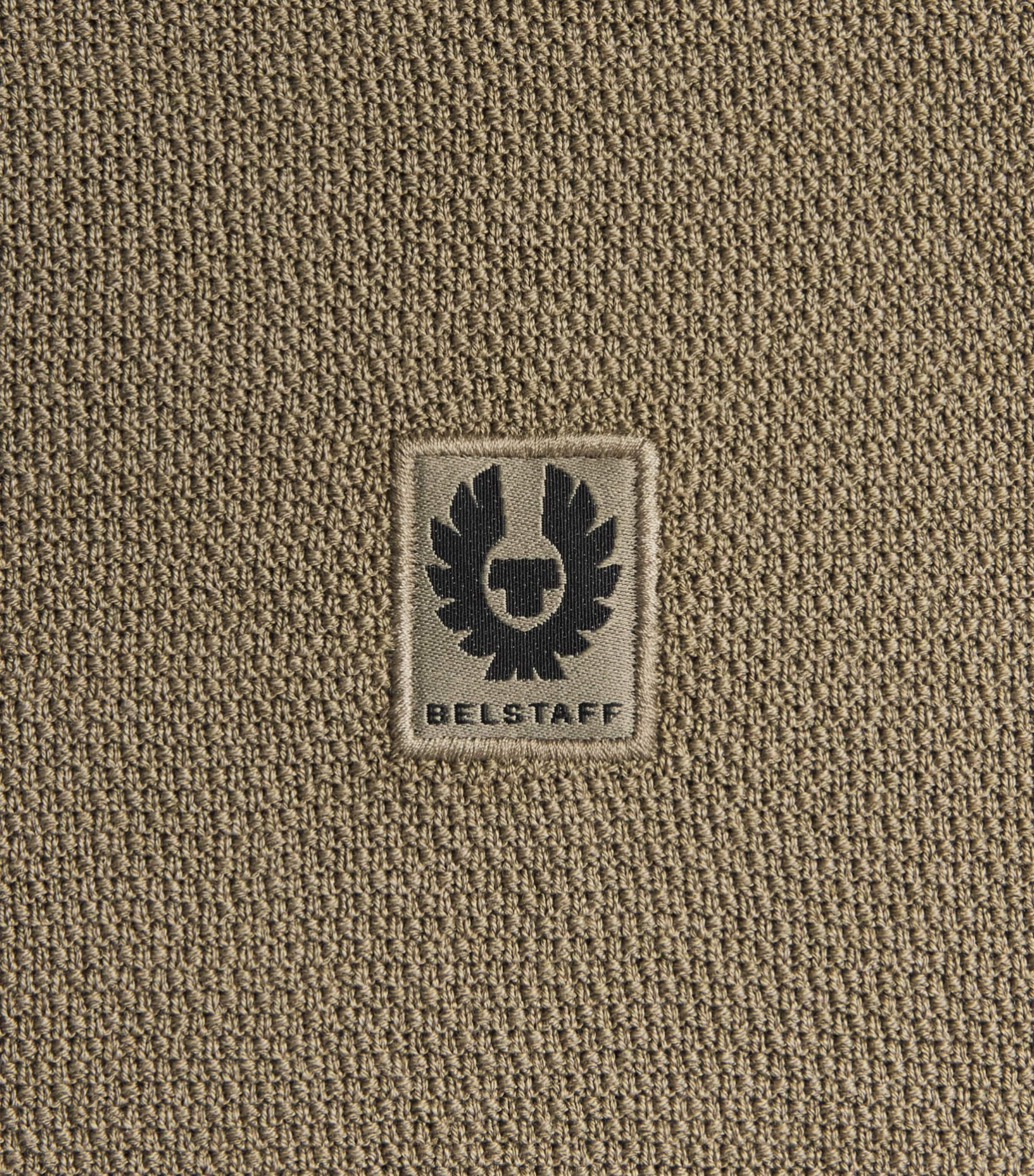 Belstaff Mens Silk-Organic Cotton Coast Sweater Fatigue Greenftggn Image 6