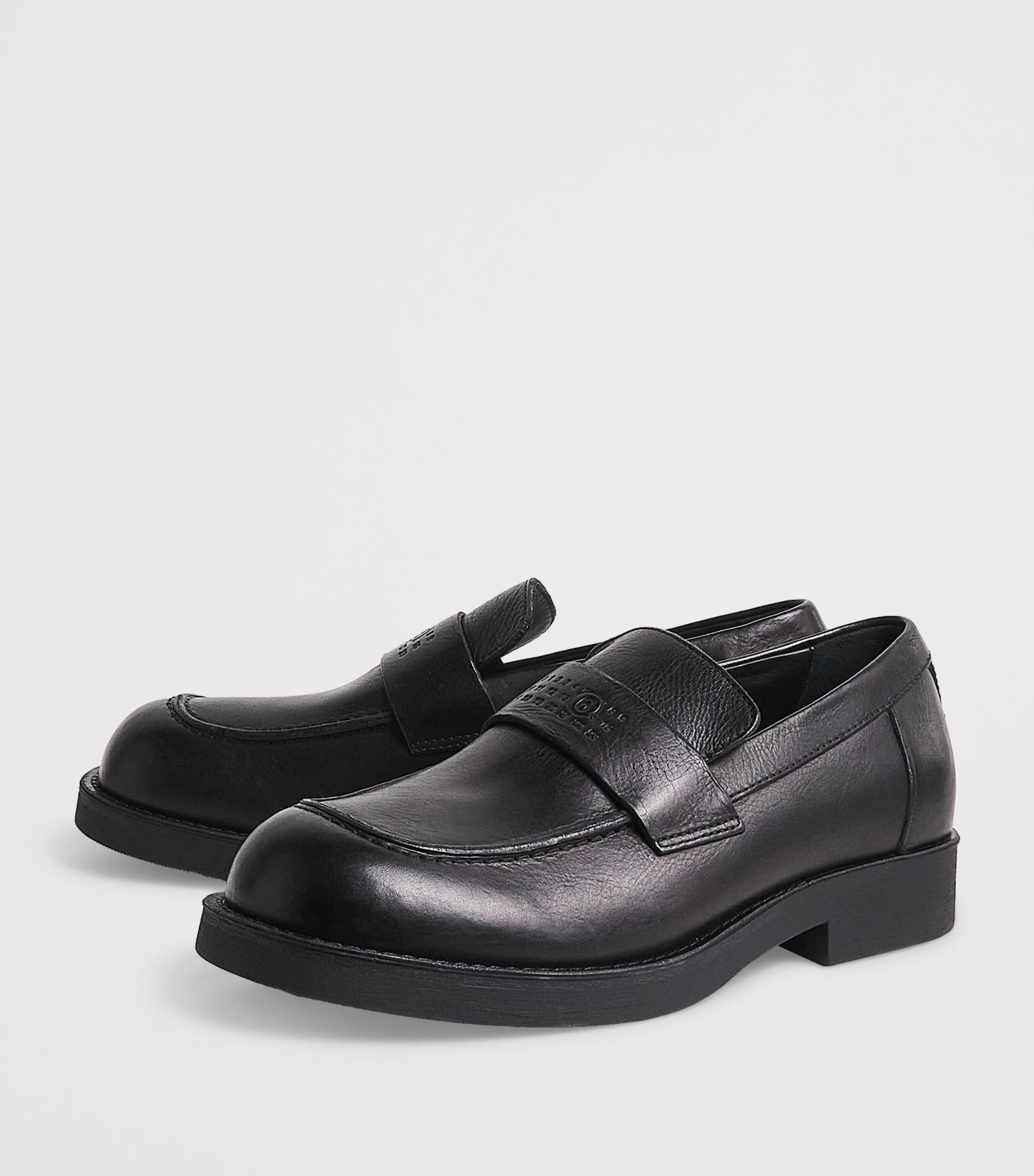 Leather City Biker Loafers T8013 Image 3