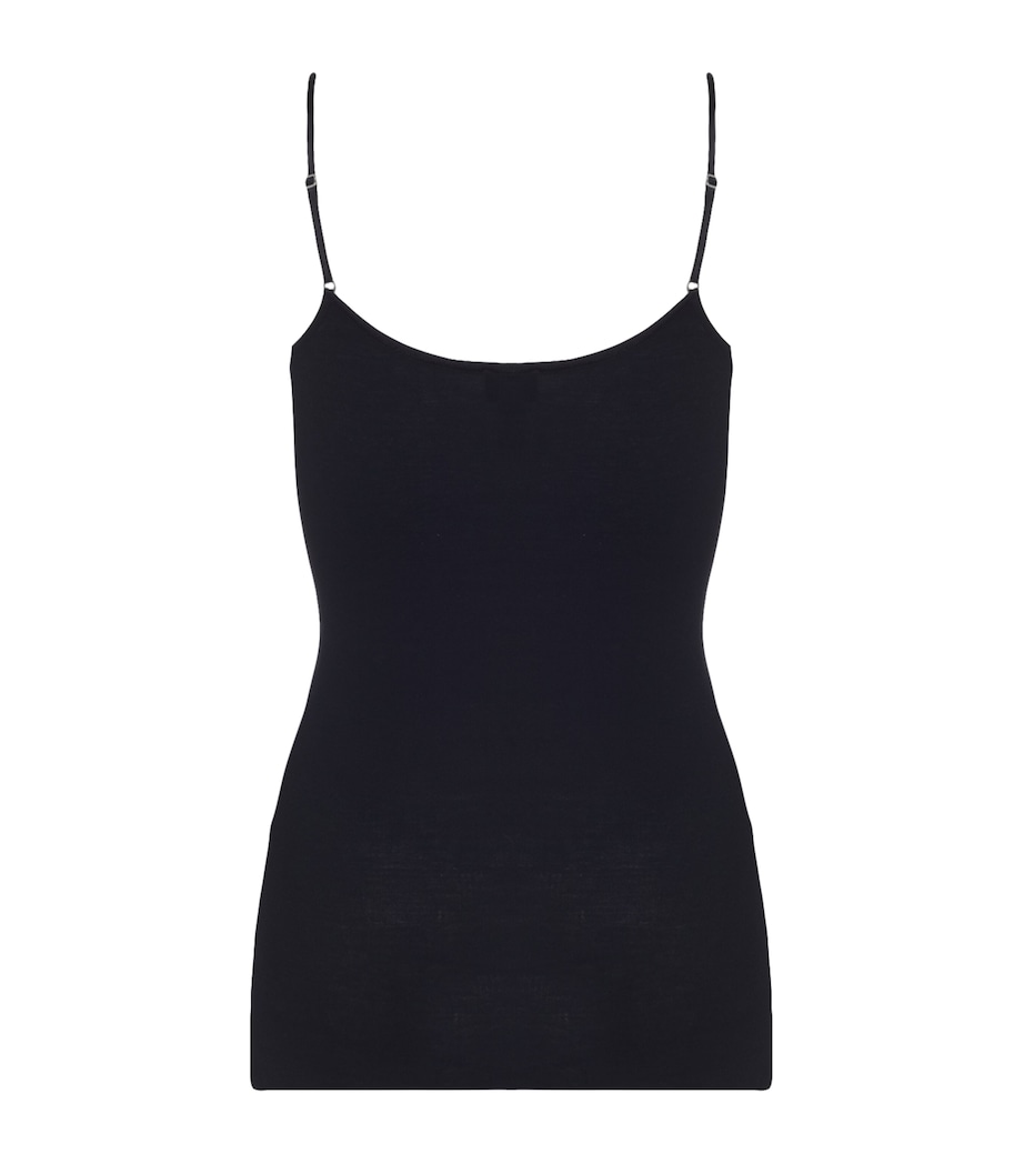 Cotton Seamless Camisole BLACK Image 1