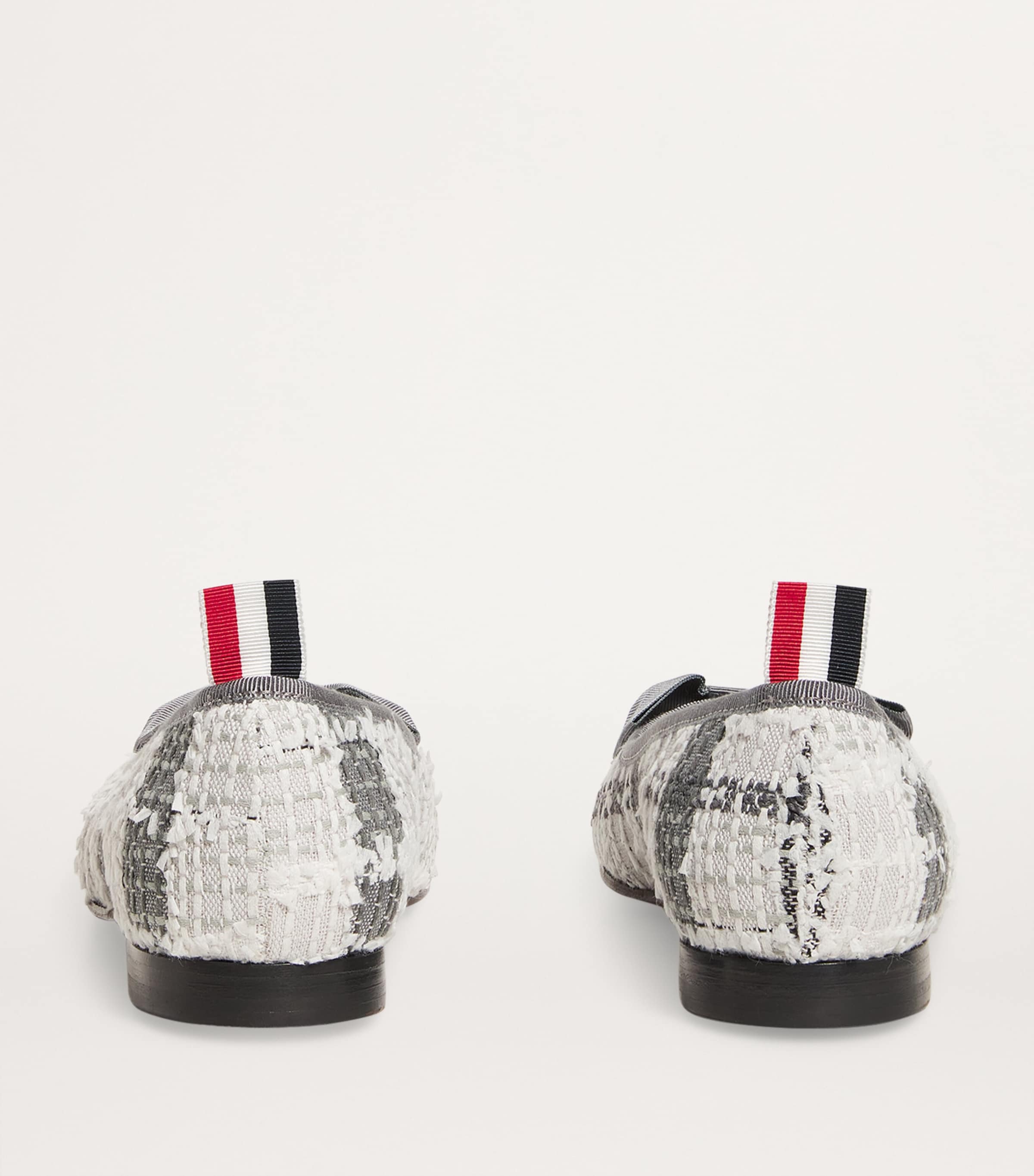 Thom Browne【 コーデが格上げ☆Tartan Tweed Opera Ballerina】 Thom Browne Tweed Tartan Ballerina Flats | Harrods US