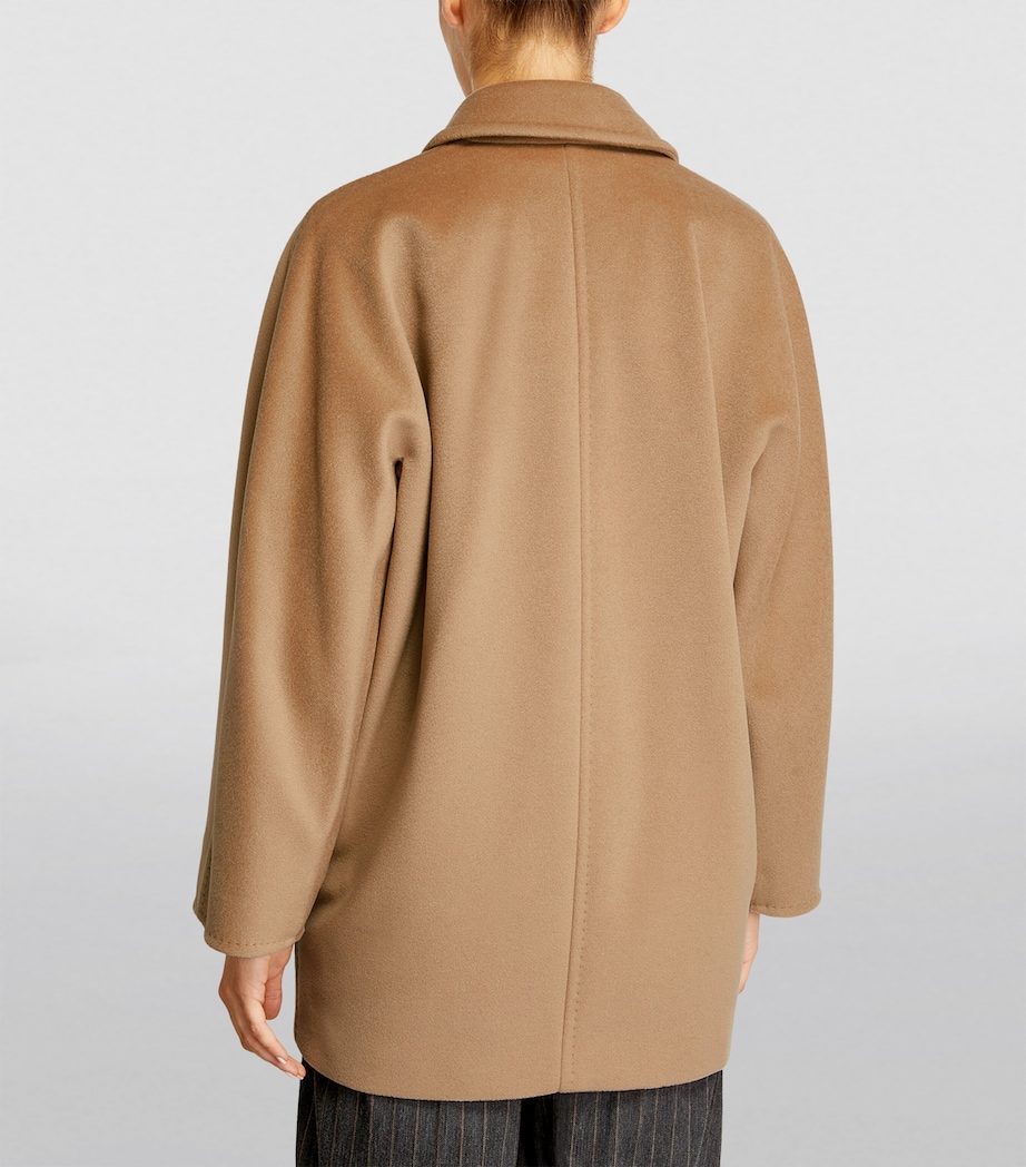Wool-Cashmere Rebus Coat CAMEL Image 4