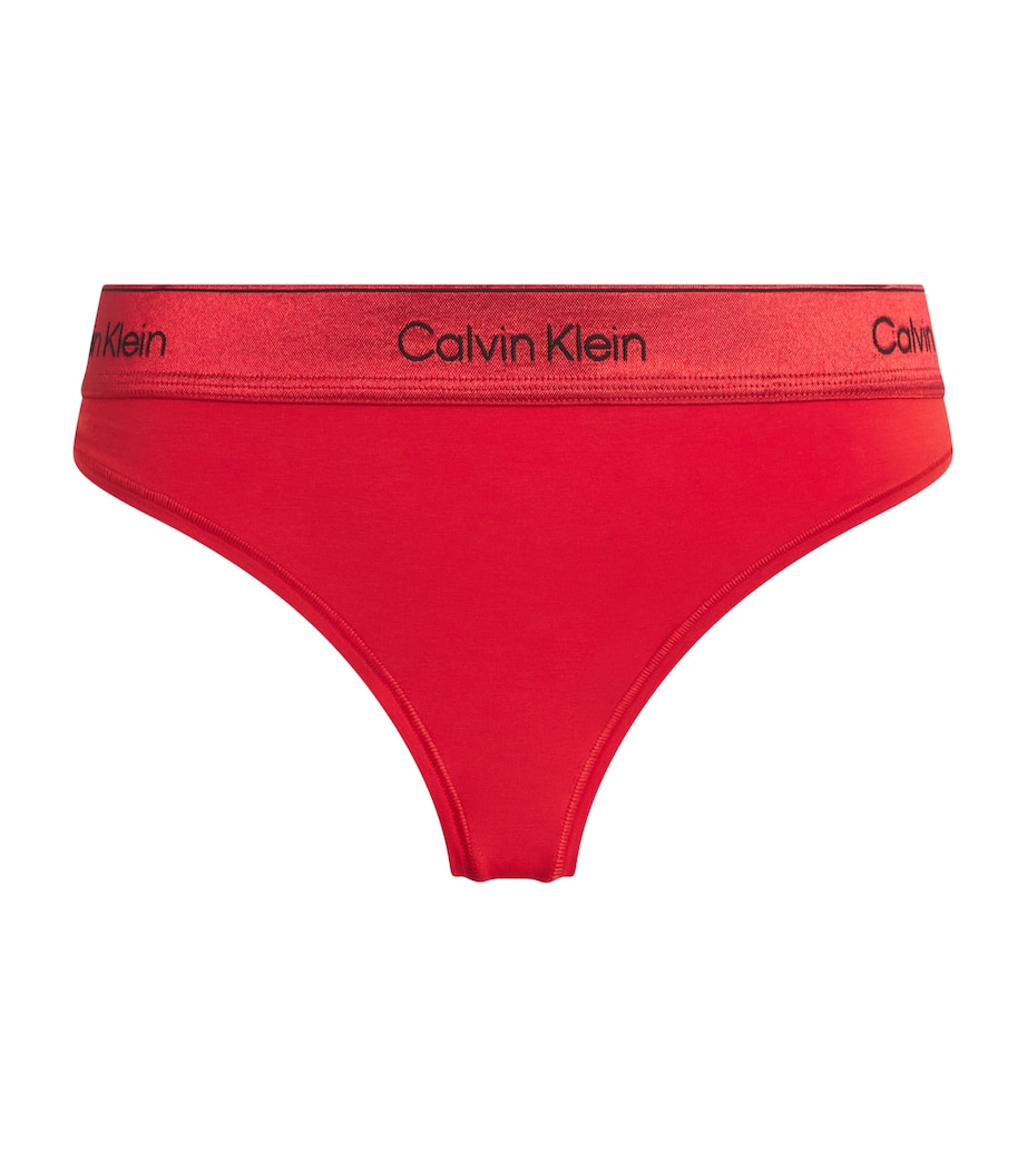 Cotton-Modal Holiday Icon Thong ADRENALINE RUSH Image 1