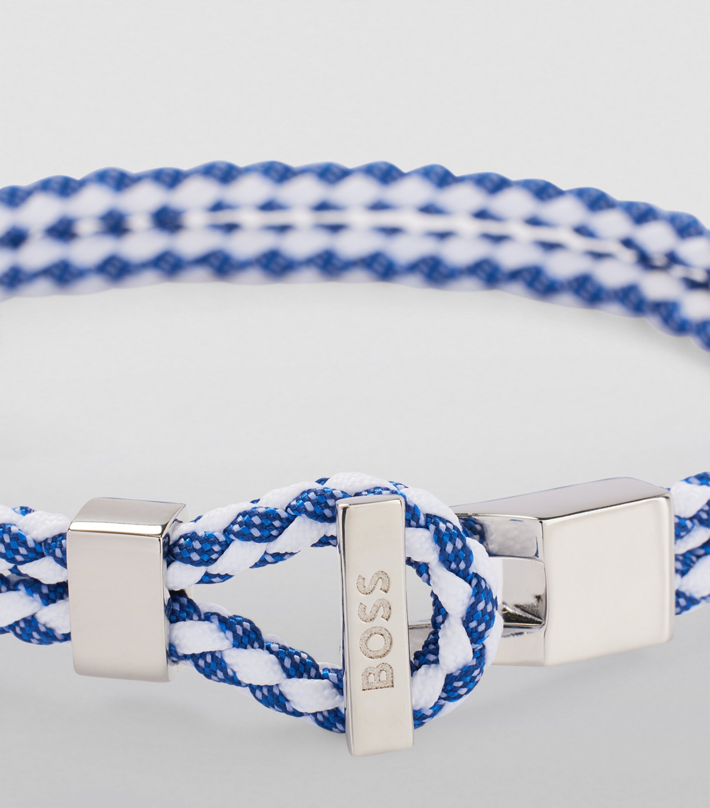 BOSS Double-Wrap Woven Cuff Bracelet Image 5
