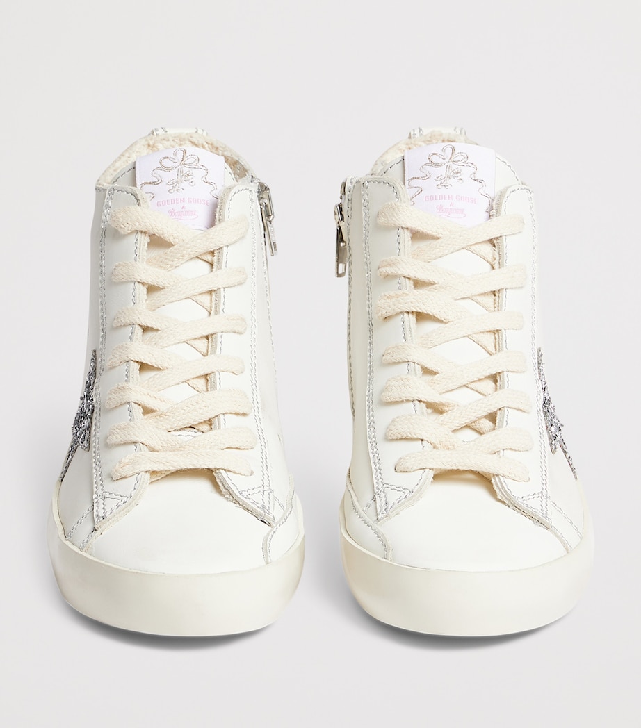 x Golden Goose Leather High-Top Sneakers BLANC Image 6