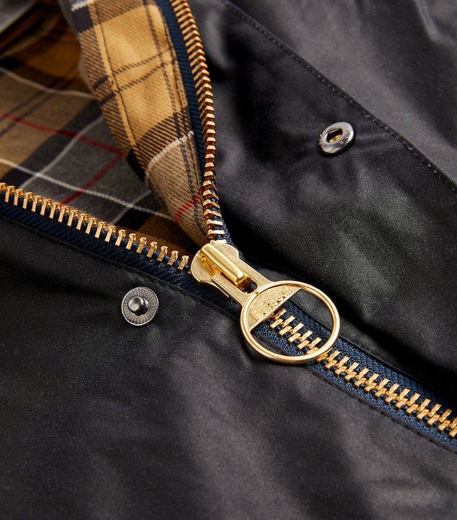 Waxed Beaufort Jacket NAVY Image 10