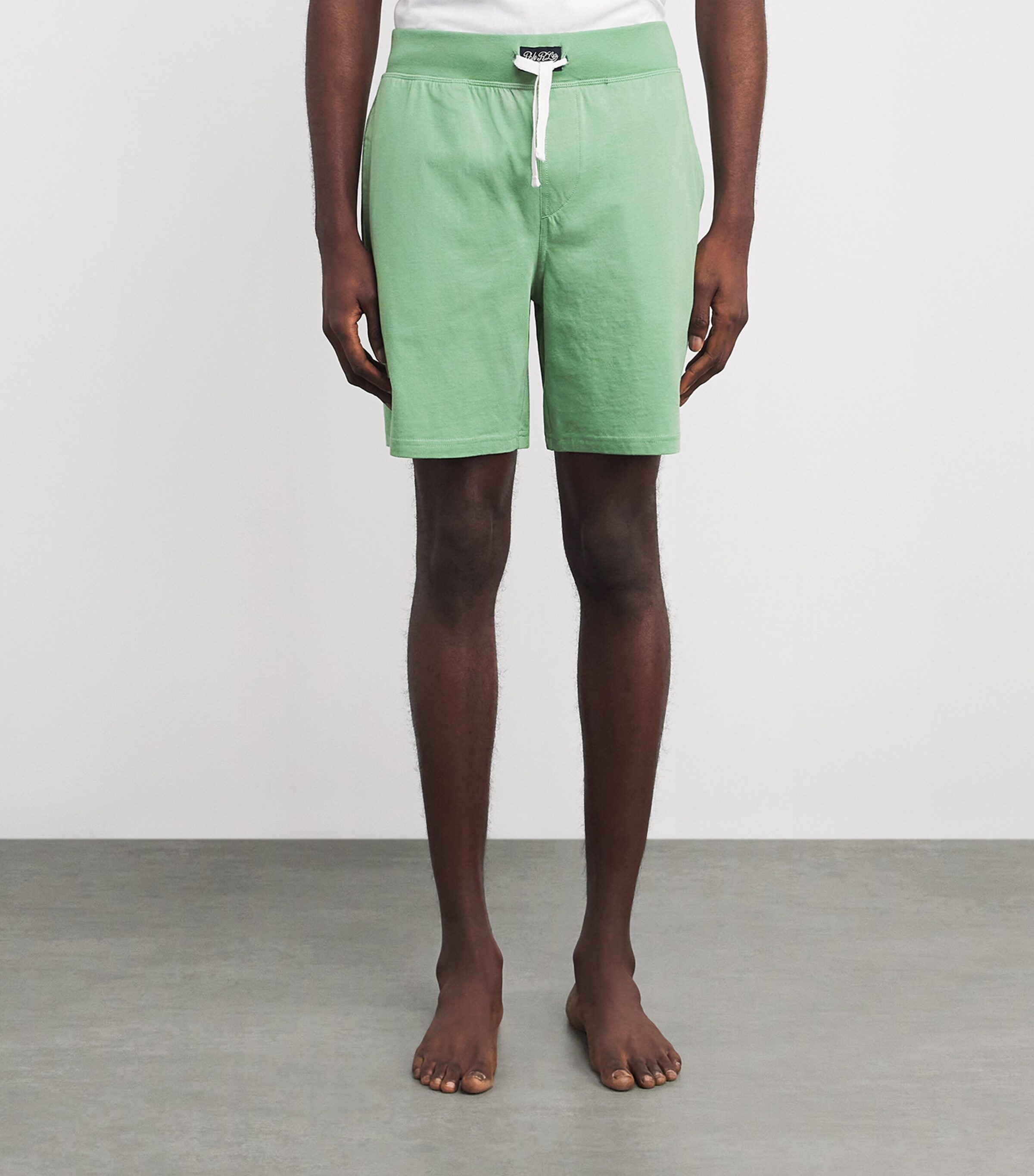 Cotton Pyjama Shorts OUTBACK GREEN Image 3