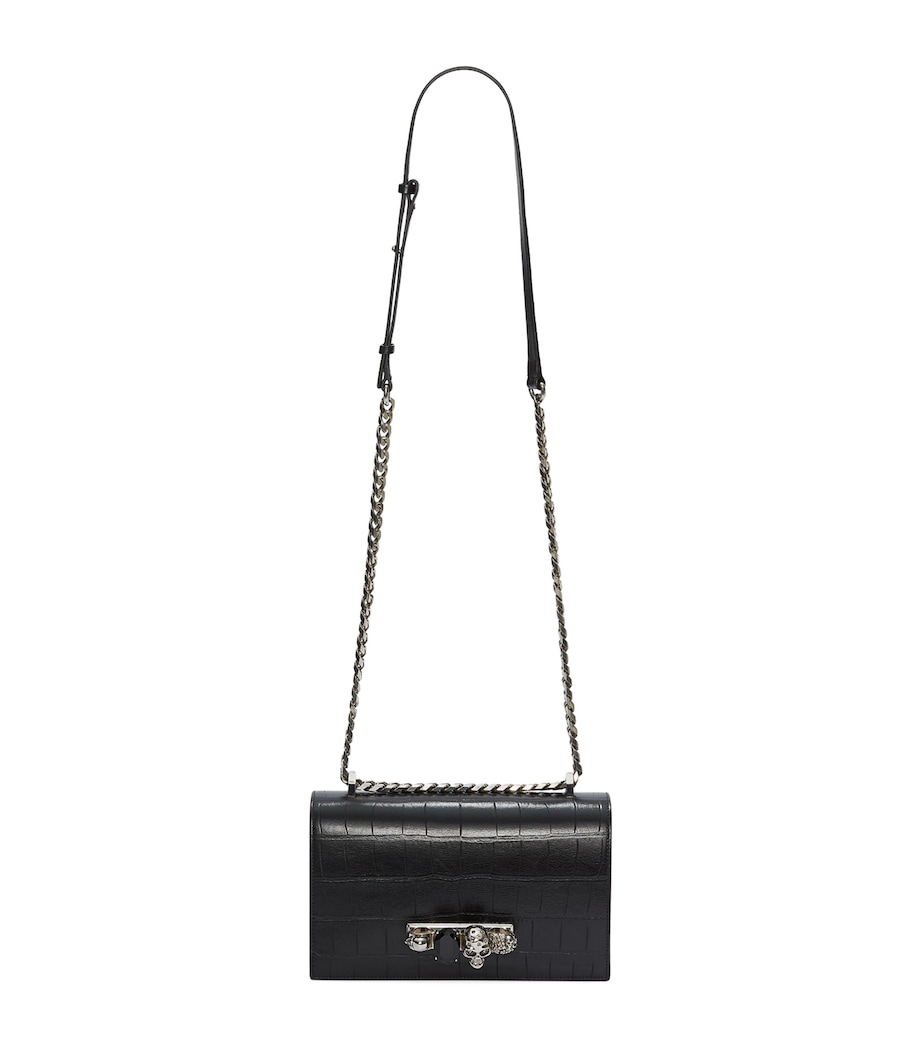 Leather Jewelled Satchel 1001 Image 1