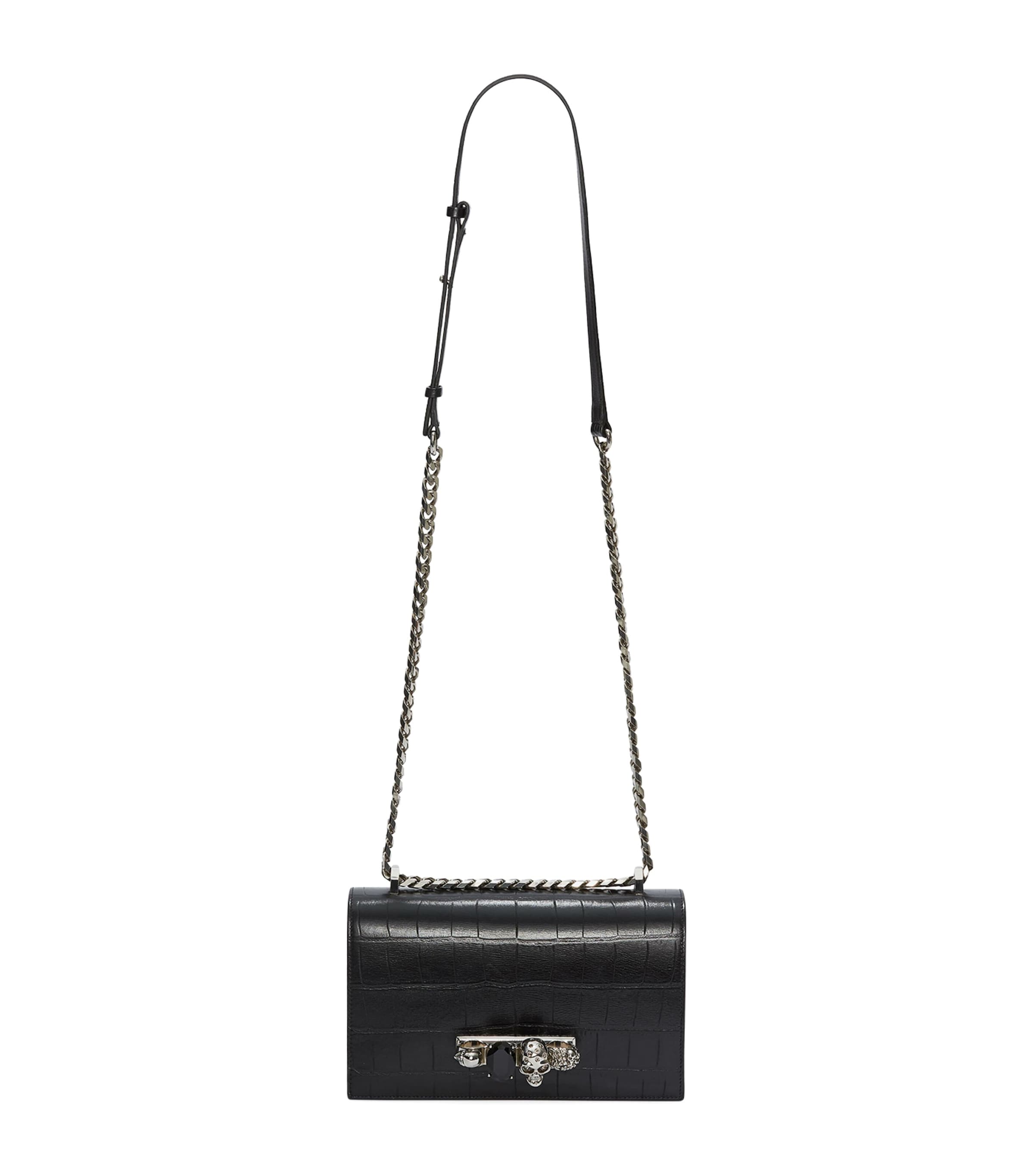 McQueen Leather Jewelled Satchel | Women Bags | Clutch Bags | Crossbody Bags | Shoulder Bags | Designers | McQueen
