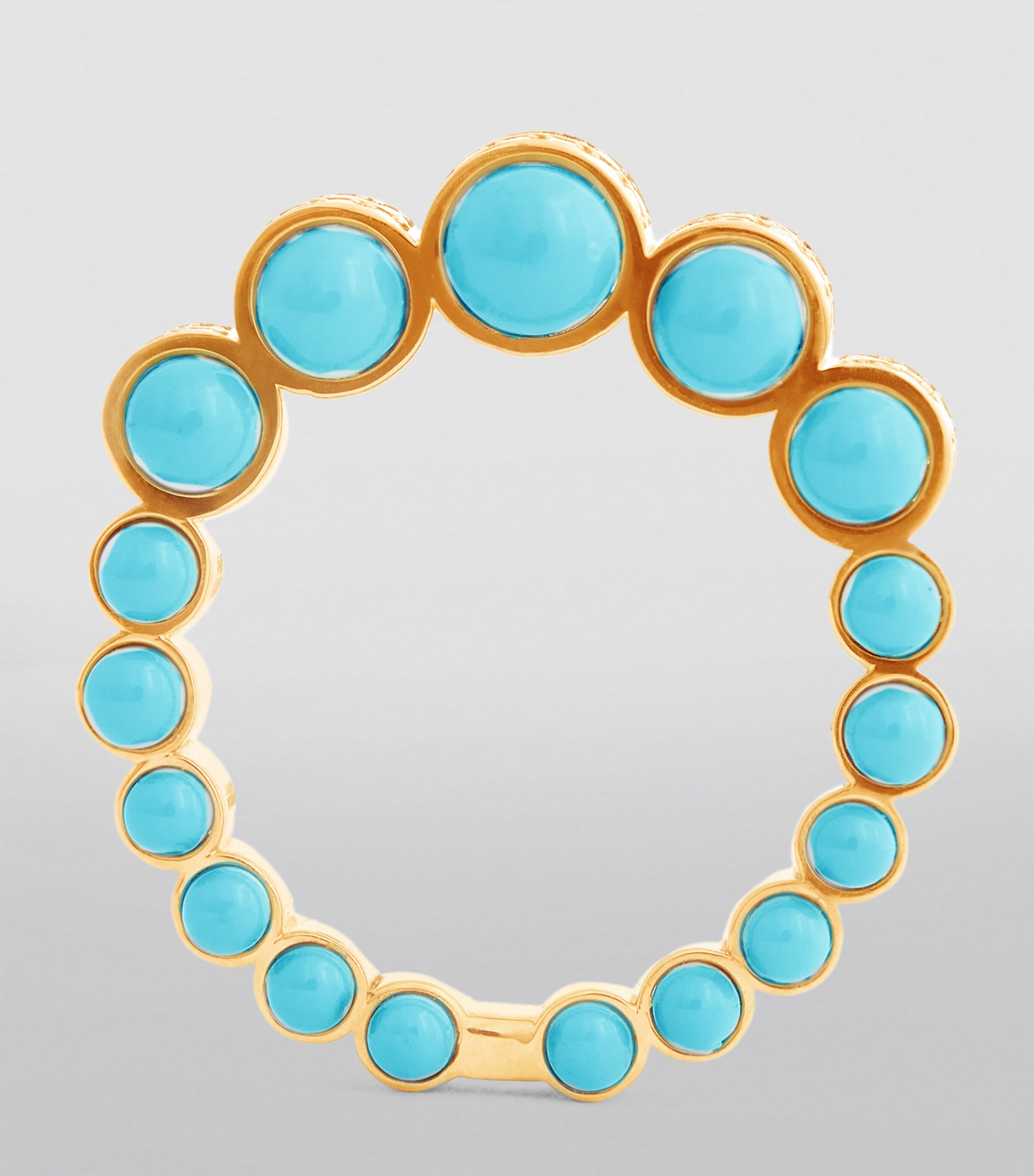 L'ATELIER NAWBAR Yellow Gold, Diamond and Enamel The Cobalt Ring Yellow Gold Image 2