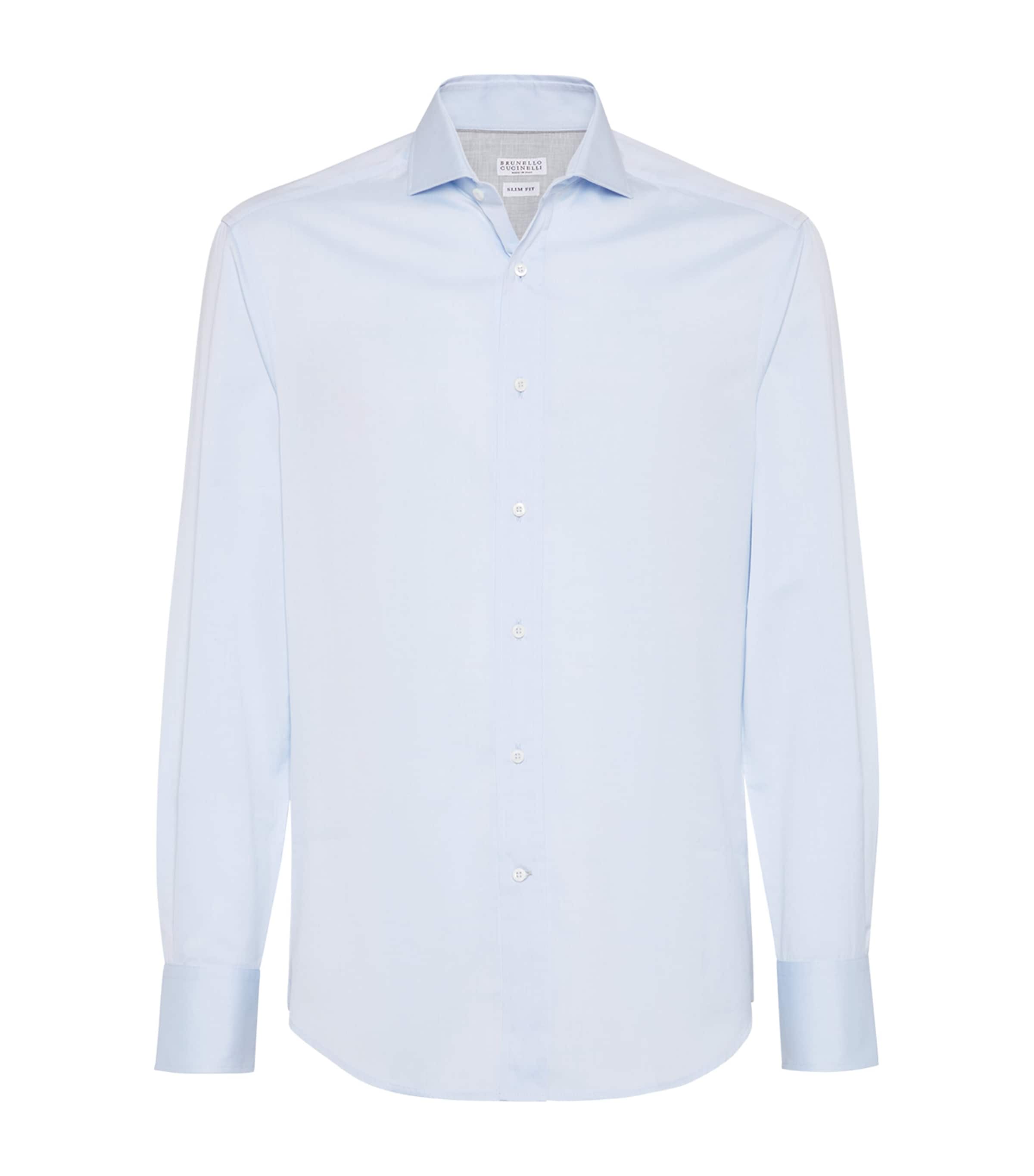 Cotton Twill Slim-Fit Shirt C735 Image 1