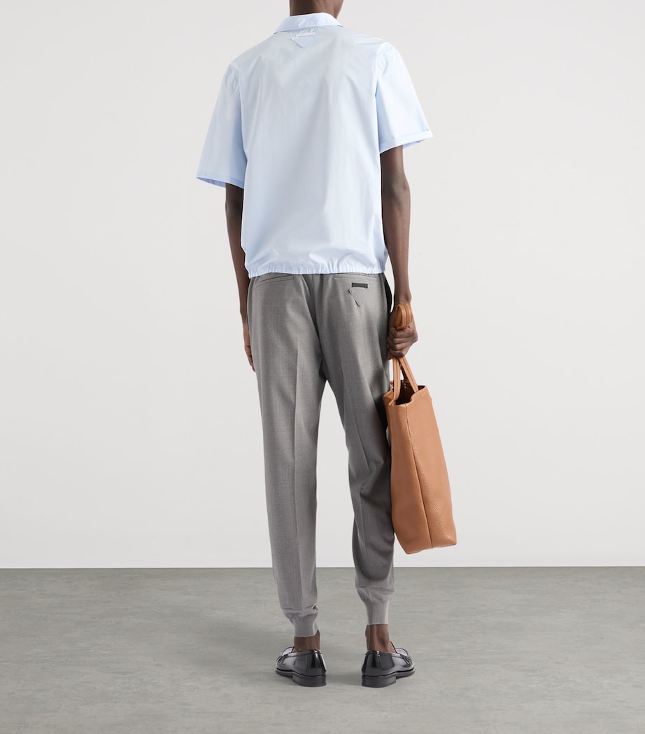 Tie-Detail Polo Shirt F0AHQ Image 5