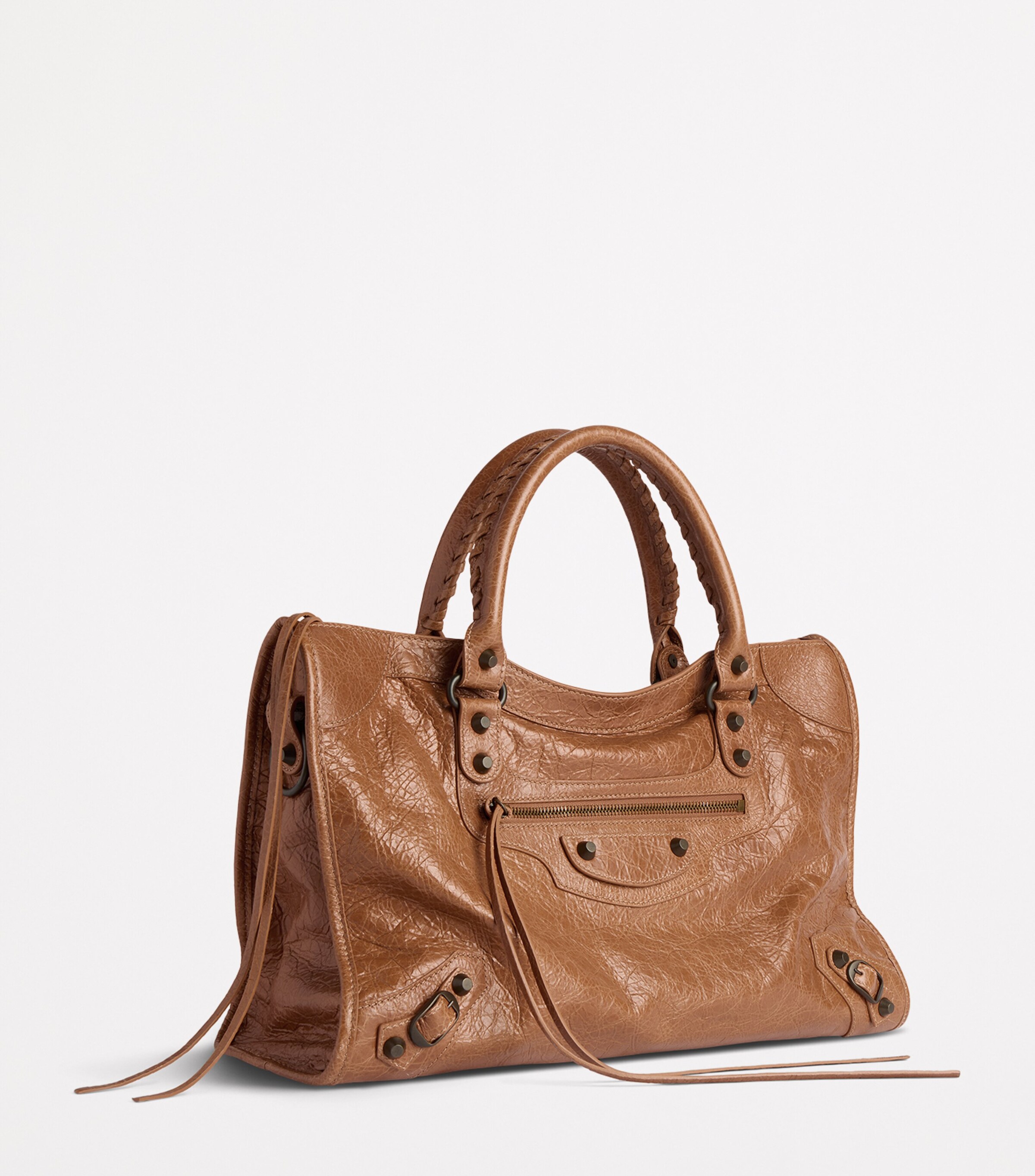 Balenciaga Medium Leather Le City Top-Handle Bag Image 4