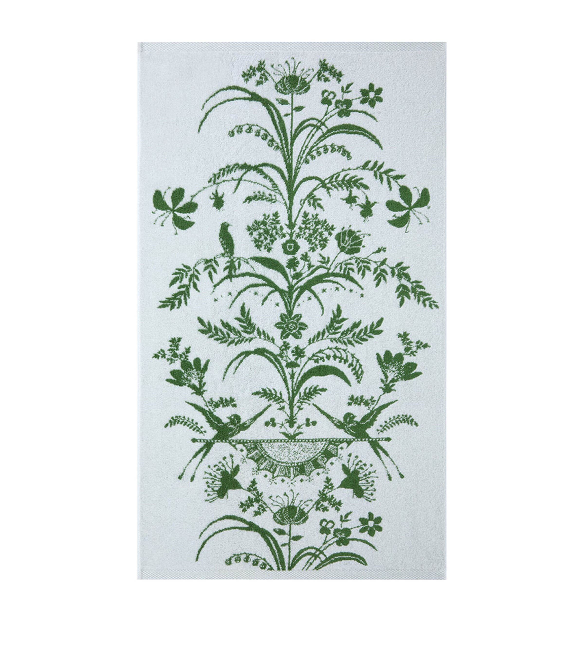 Yves Delorme Botanic Hand Towel (55cm x 100cm) Green Image 2