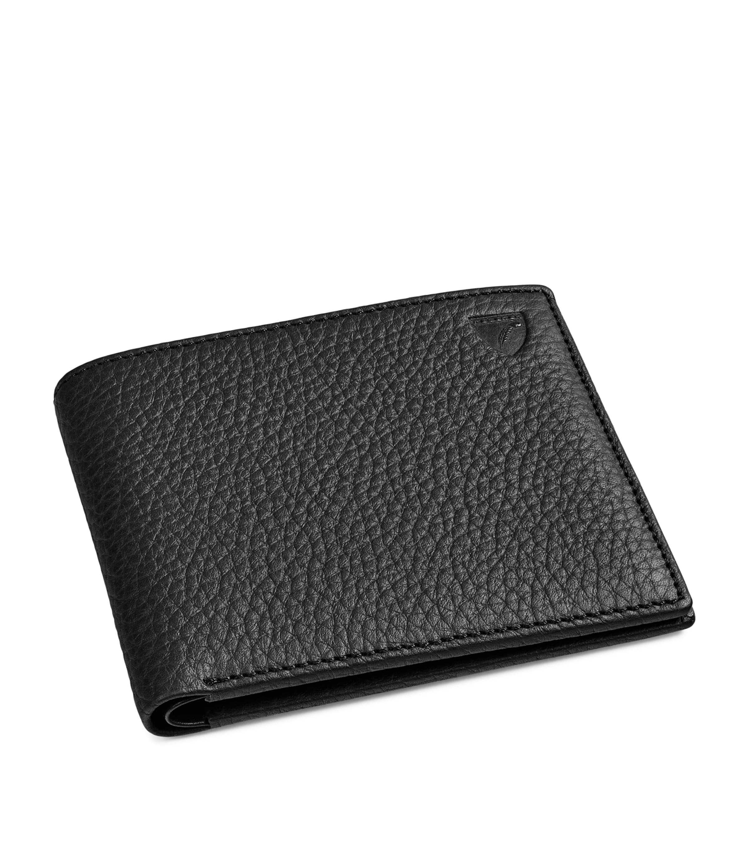 Aspinal Of London Classic Billfold Leather Wallet In Black