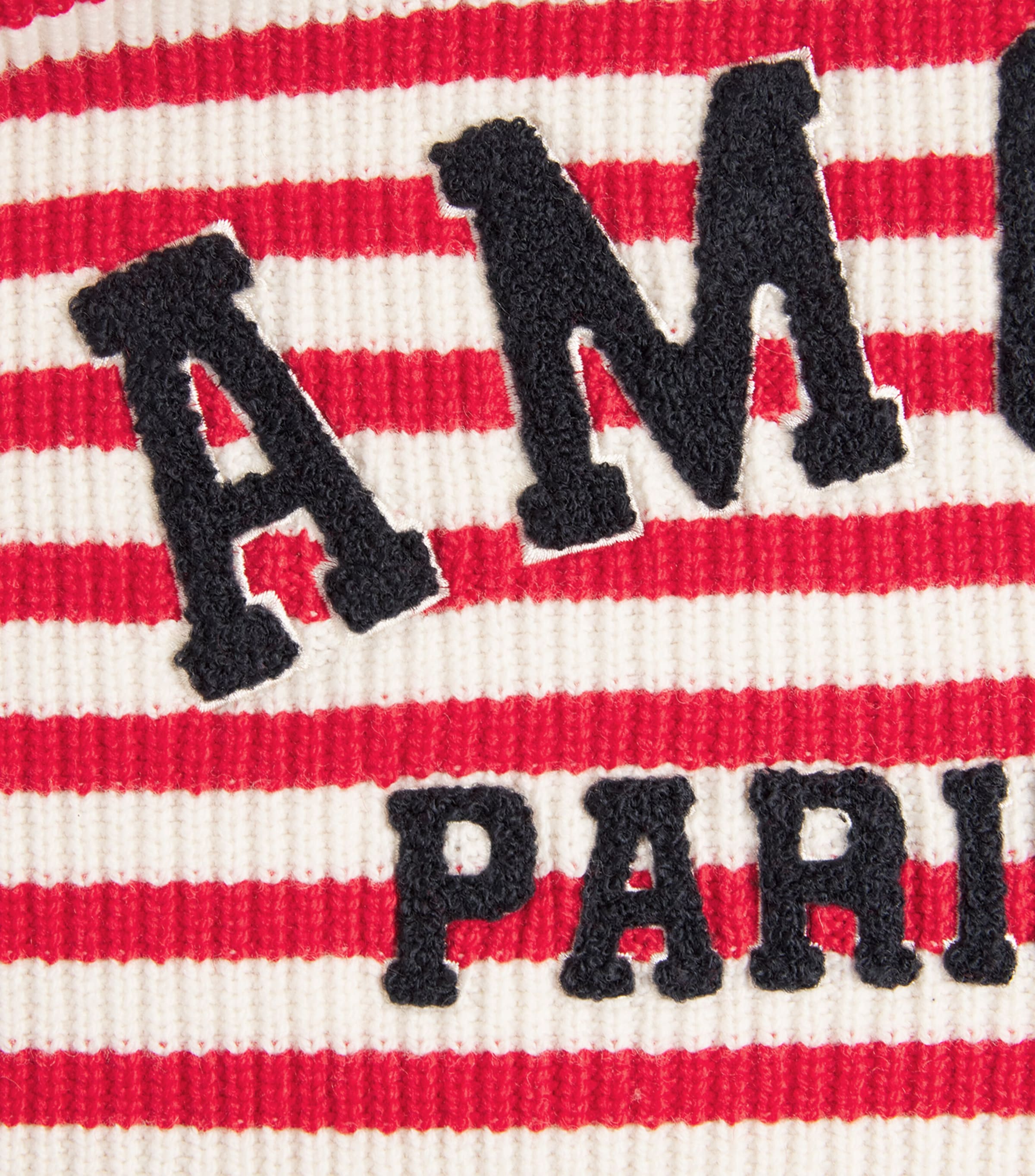 Wool-Blend Amour Sweater ECRU /RED Image 5