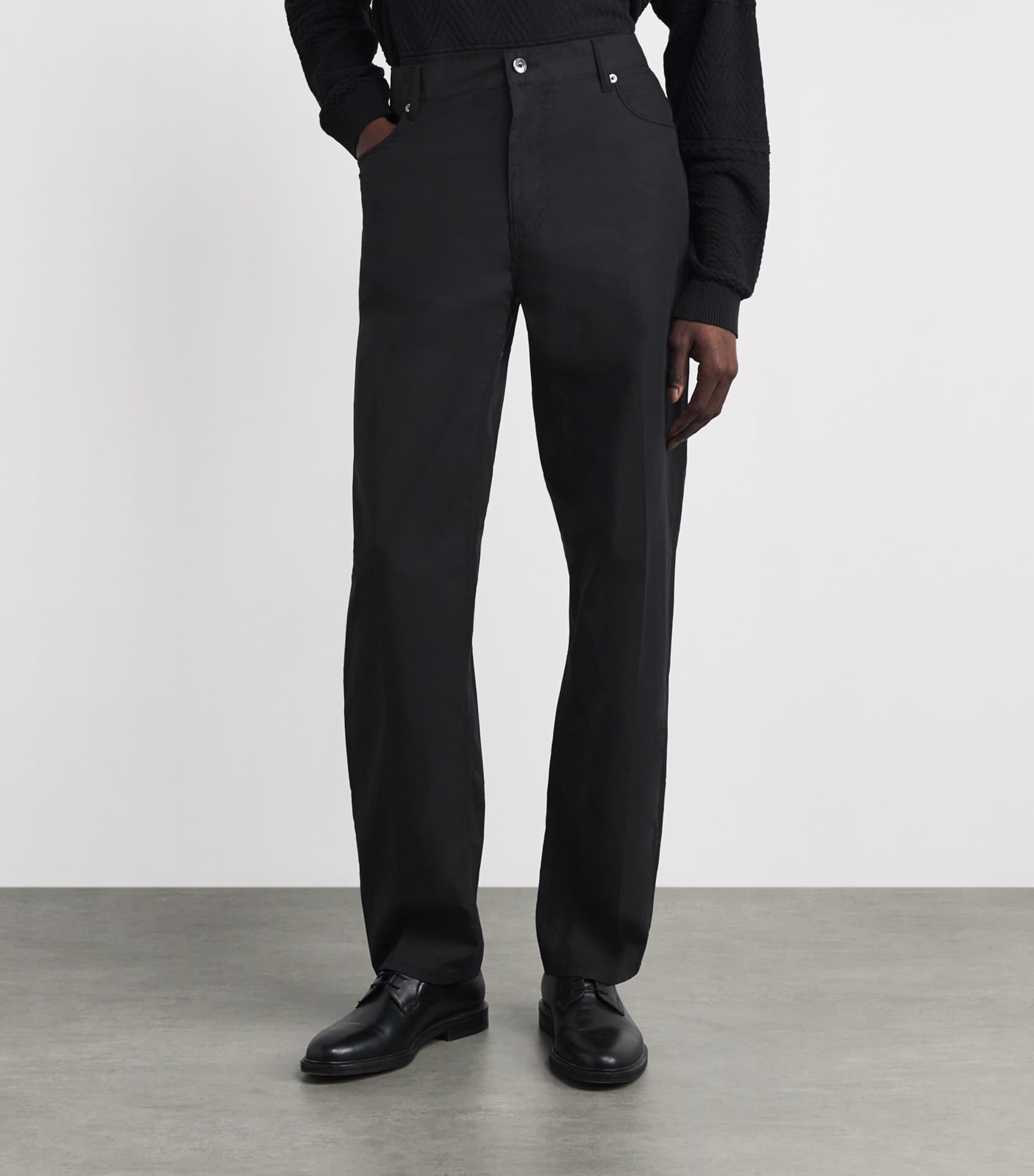 Emporio Armani Mens Cotton Cargo Trousers Image 4