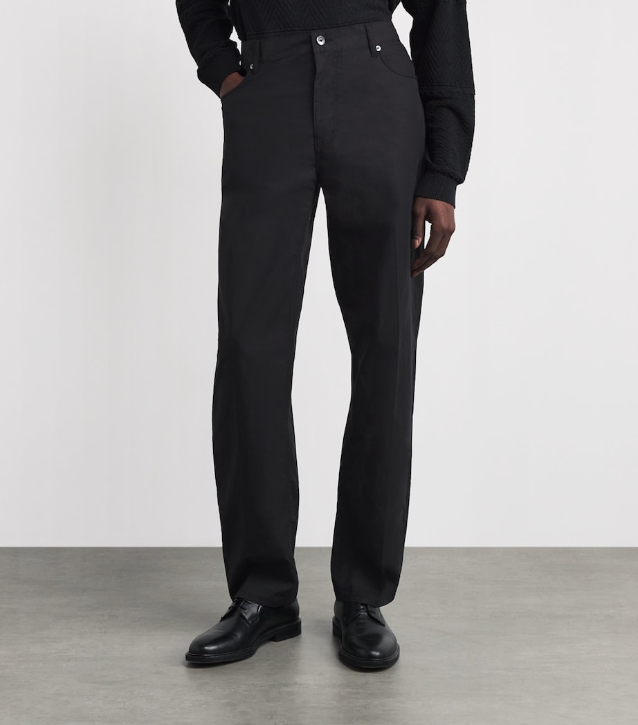 Emporio Armani Mens Cotton Cargo Trousers Image 4
