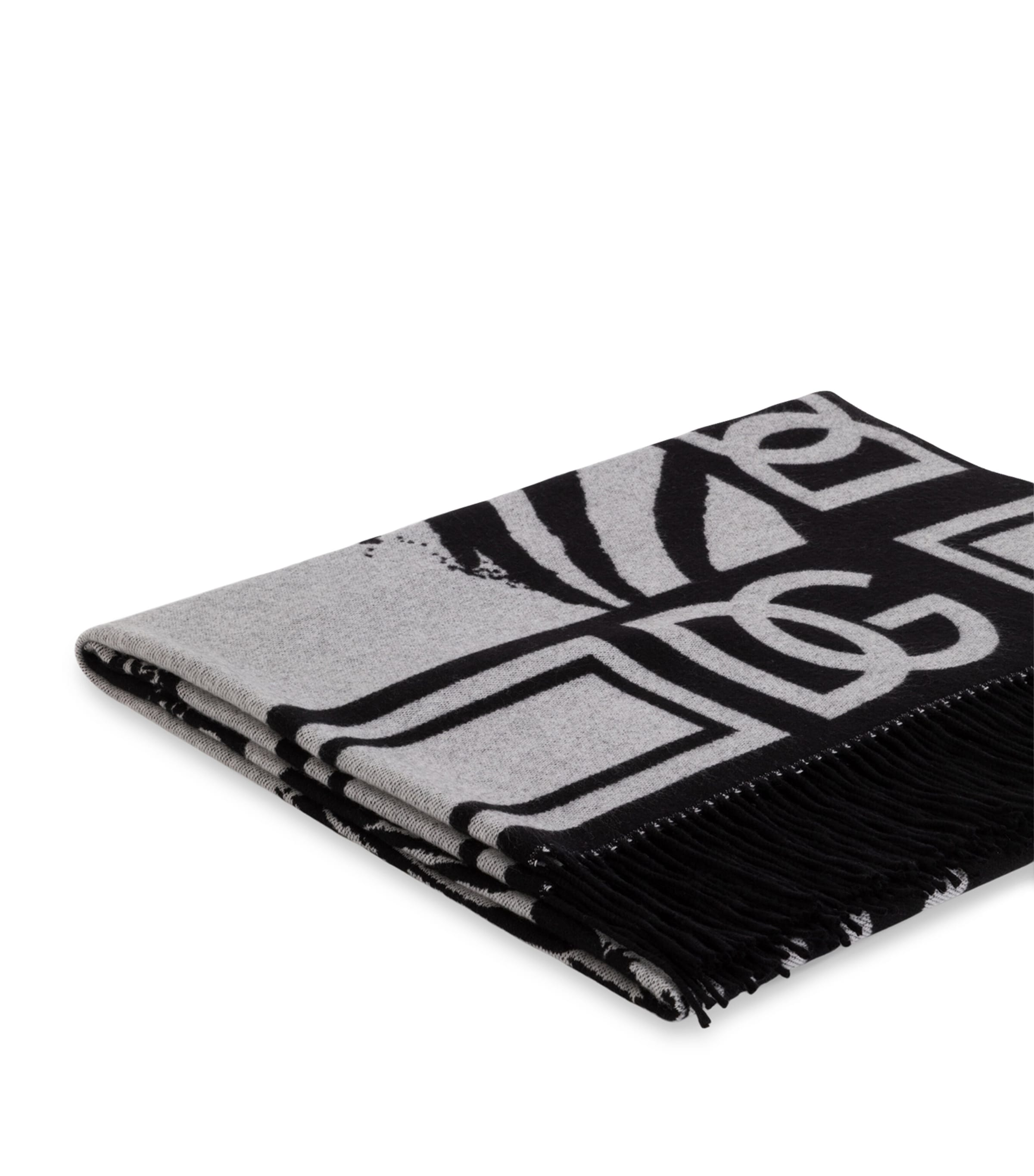 Dolce&Gabbana Casa Cashmere Zebra DG Throw (140cm x 180cm) Zebra Image 3